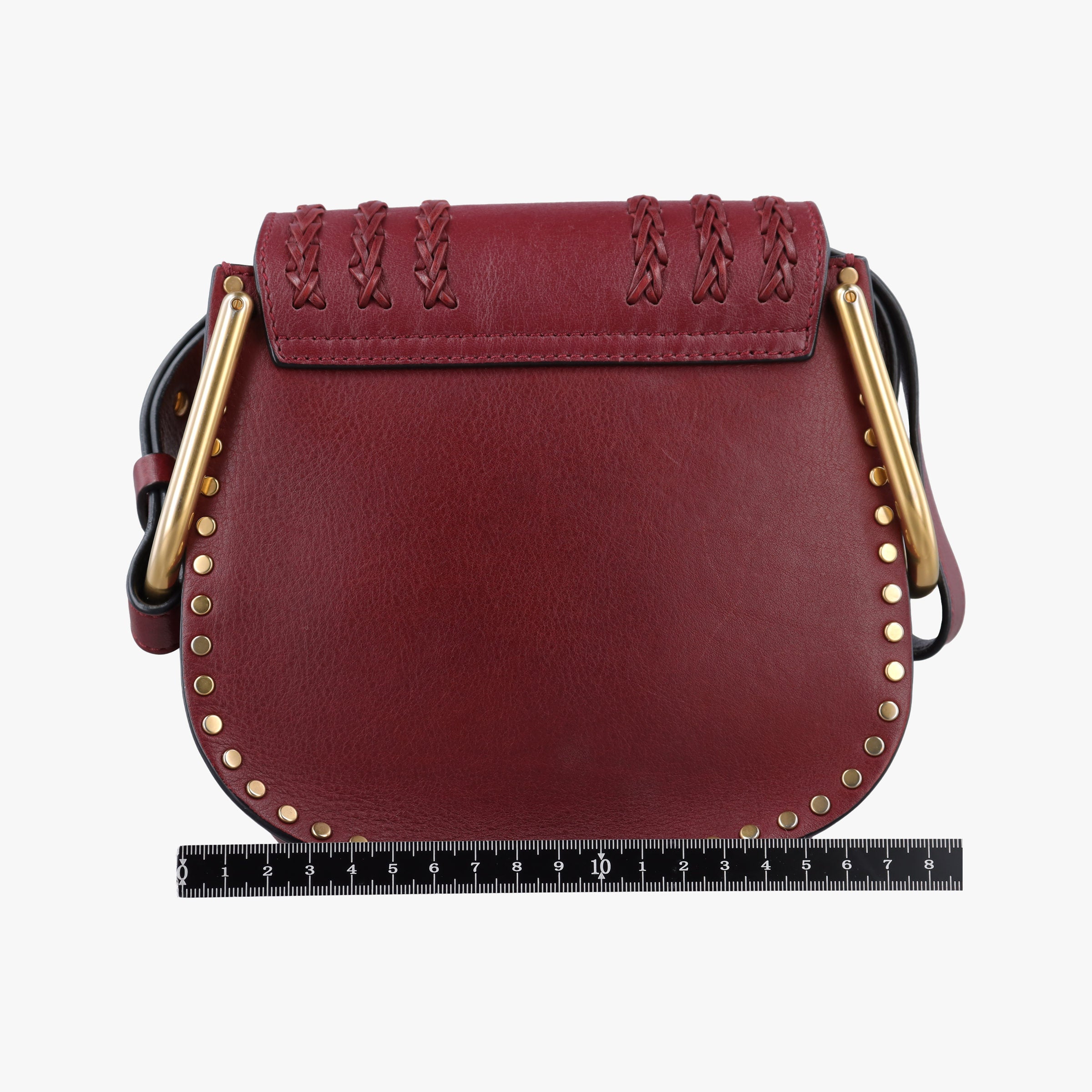 Pre-owned Chloe Hudson Burgundy leather  shoulderbag | stylenewstar