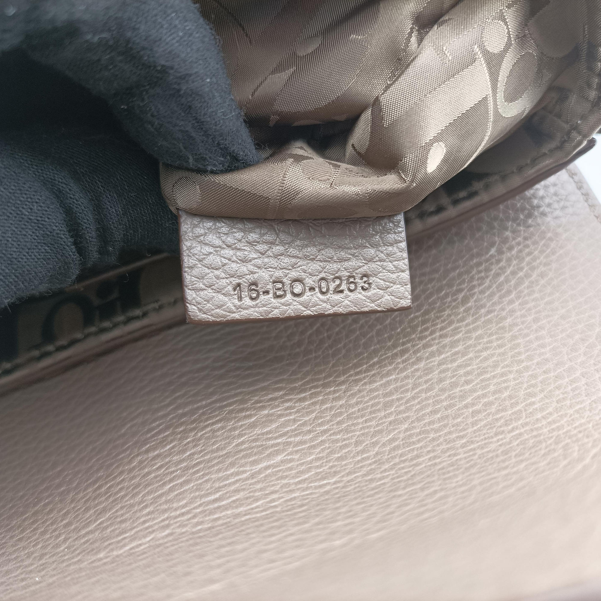 Secondhand Christian Dior HIT THE ROAD Brown Leather  shoulderbag | stylenewstar