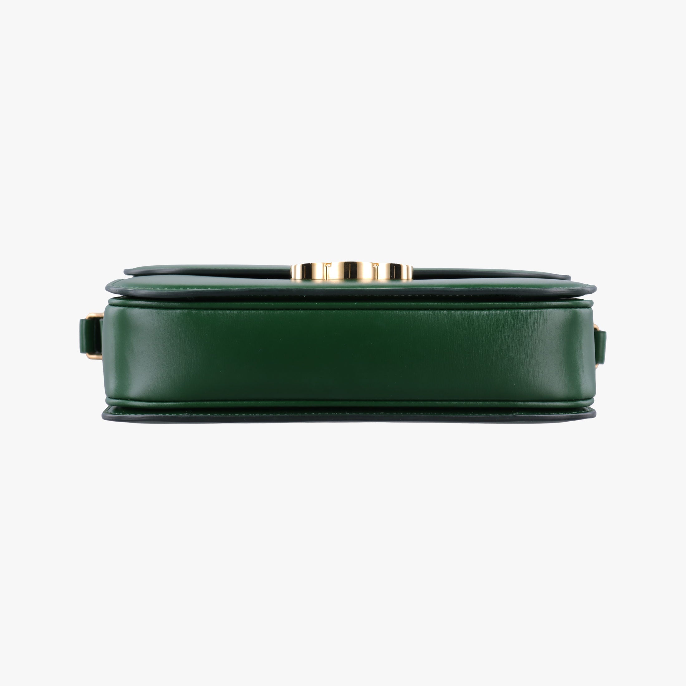 Secondhand Celine Triomphe Green Leather  shoulderbag | stylenewstar