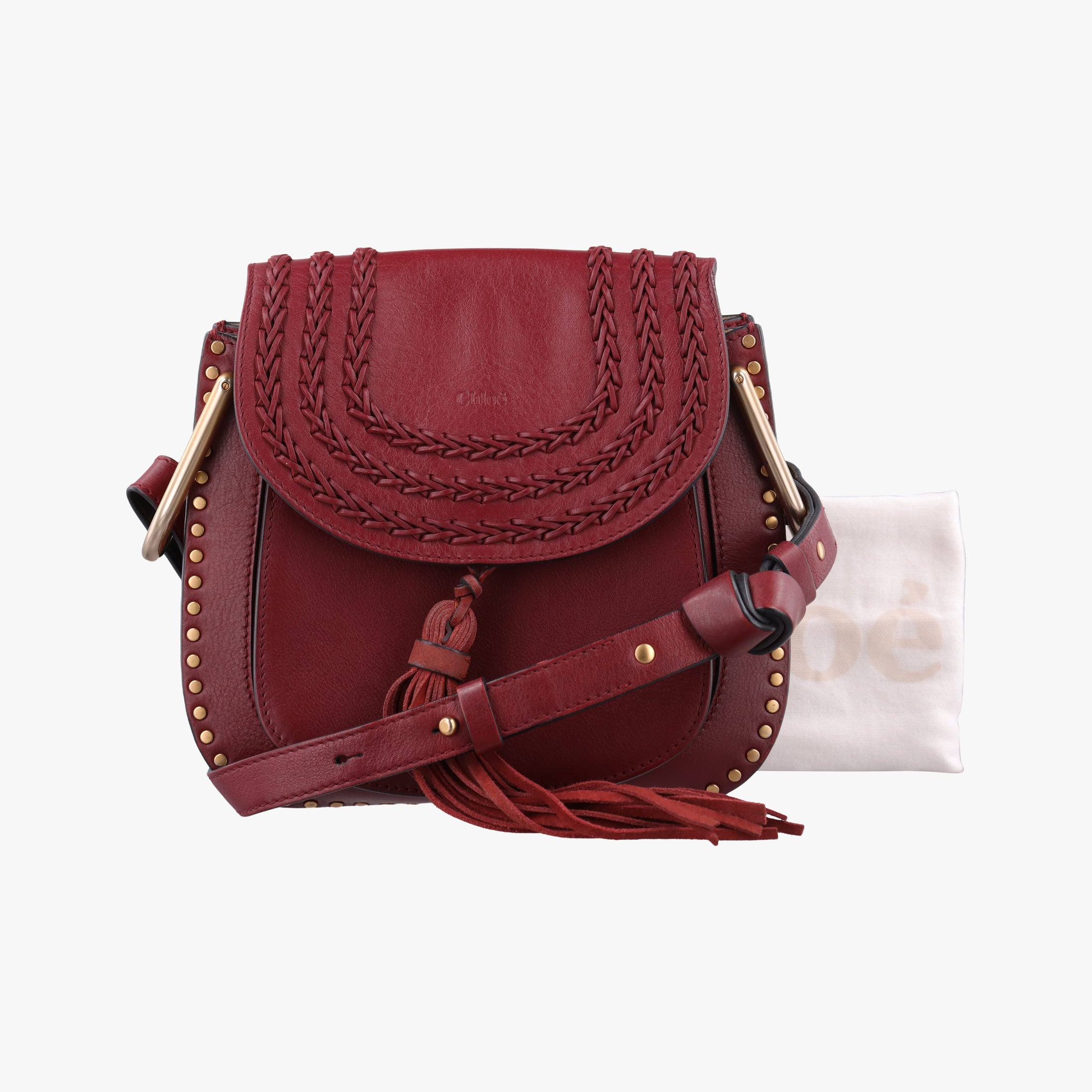 Secondhand Chloe Hudson Burgundy leather  shoulderbag | stylenewstar