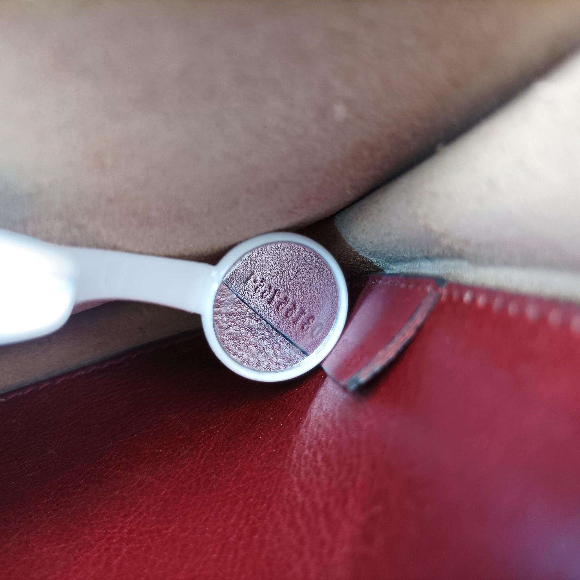 Secondhand Chloe Hudson Burgundy leather  shoulderbag | stylenewstar