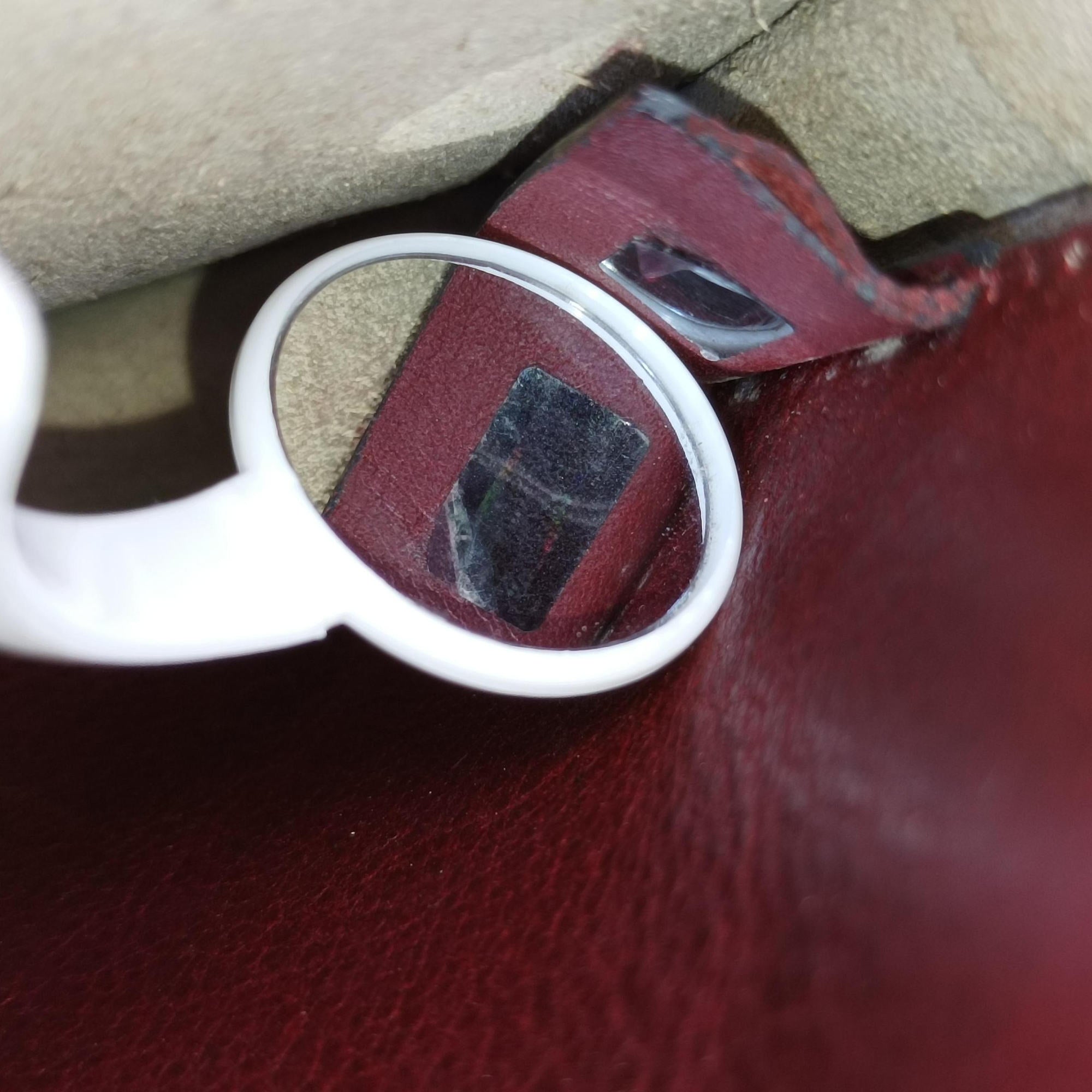 Secondhand Chloe Hudson Burgundy leather  shoulderbag | stylenewstar