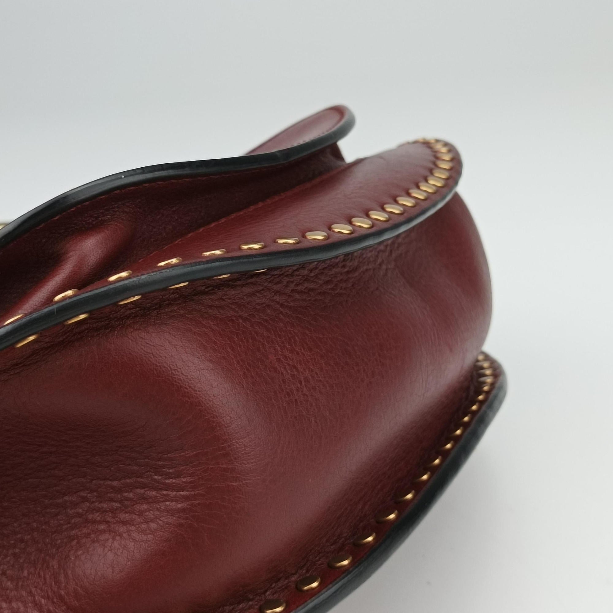 Secondhand Chloe Hudson Burgundy leather  shoulderbag | stylenewstar