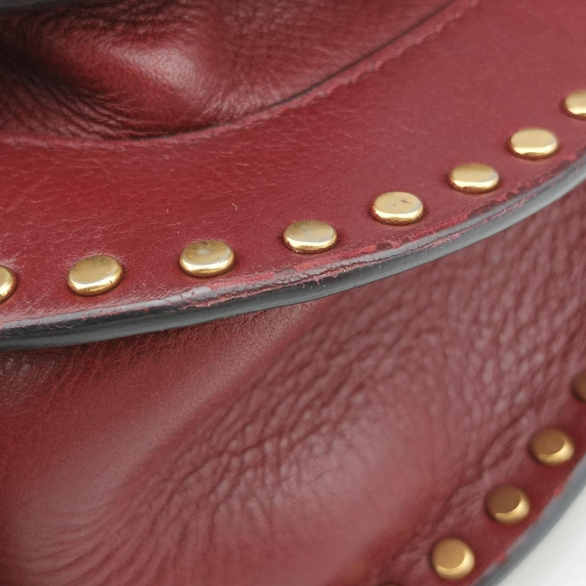 Secondhand Chloe Hudson Burgundy leather  shoulderbag | stylenewstar