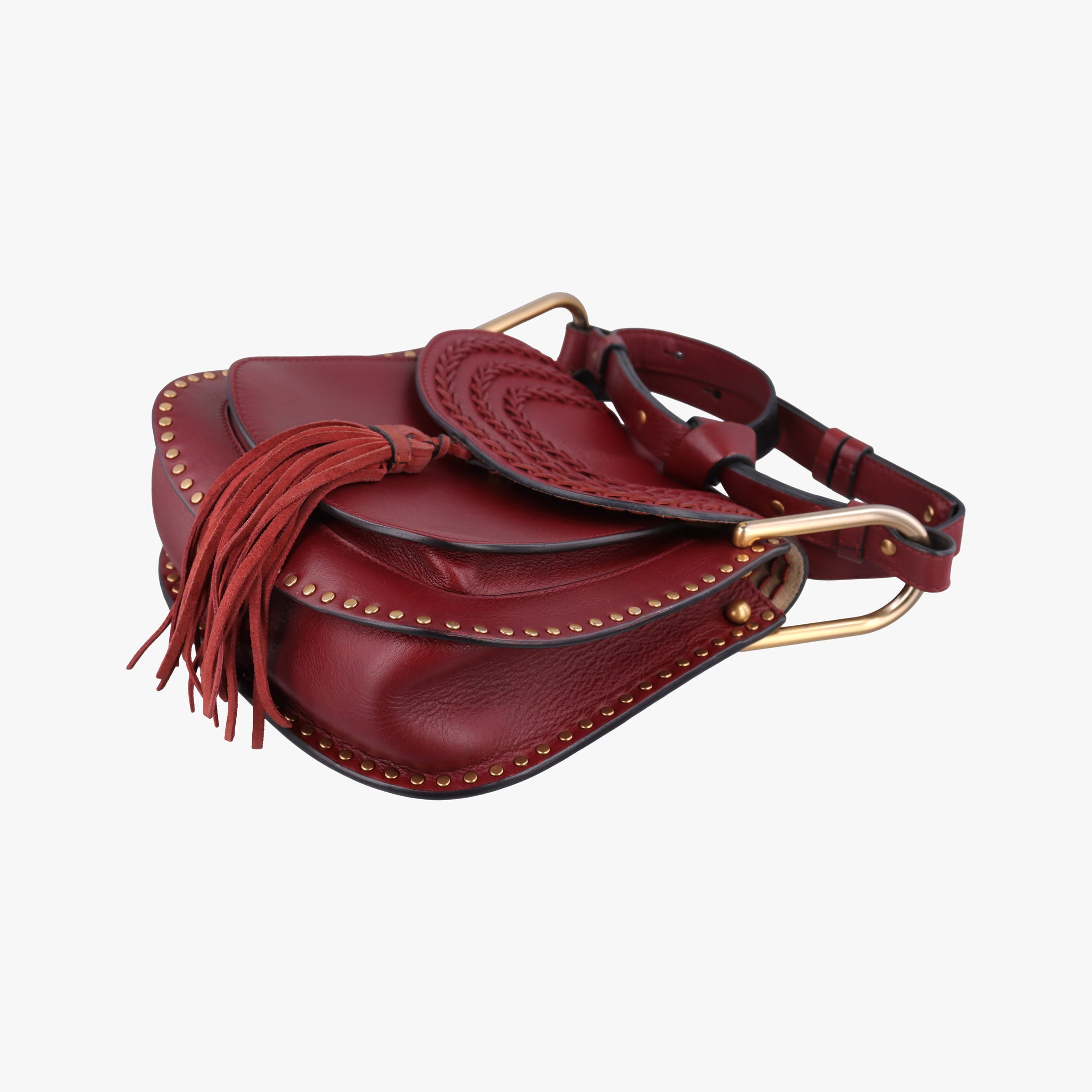 Secondhand Chloe Hudson Burgundy leather  shoulderbag | stylenewstar