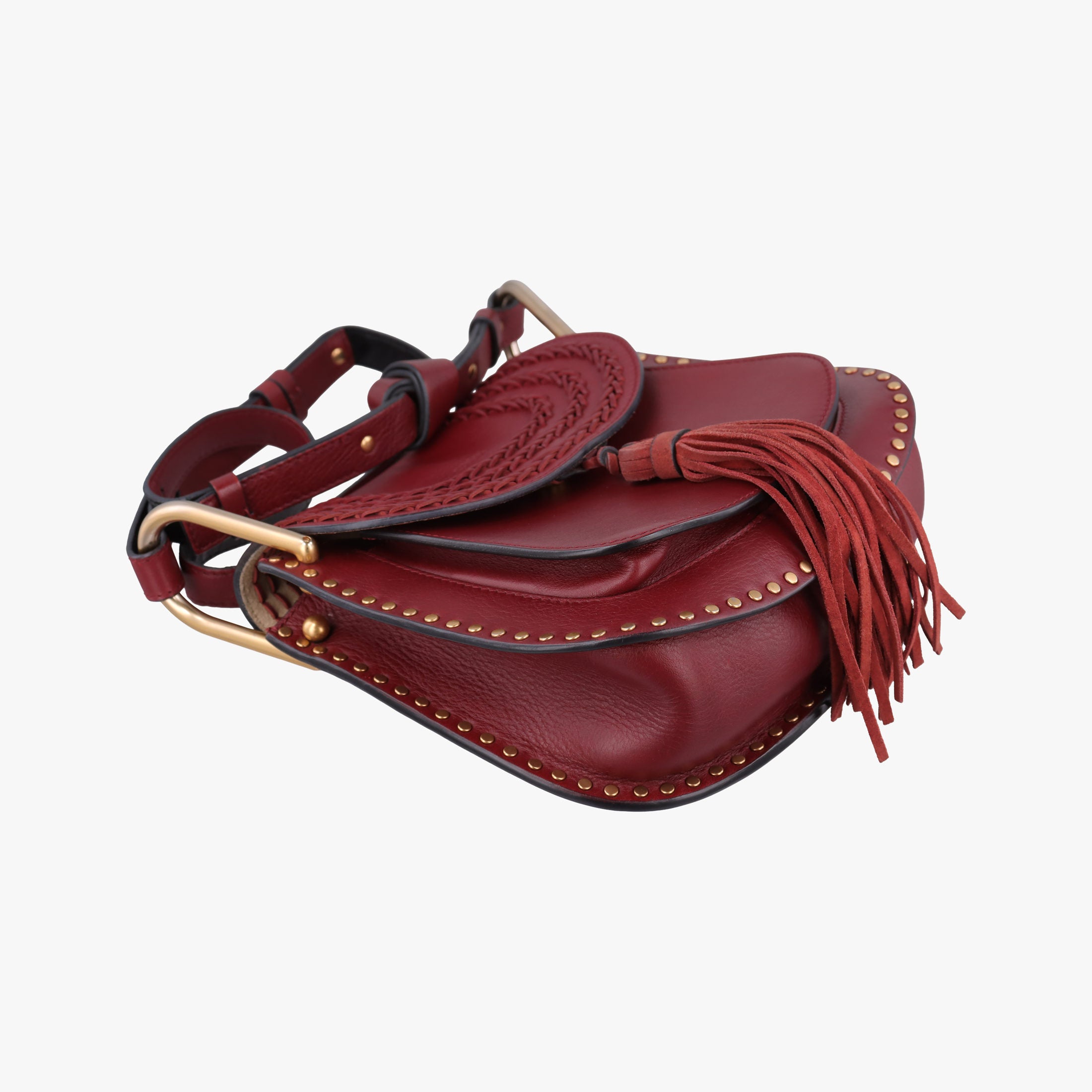 Secondhand Chloe Hudson Burgundy leather  shoulderbag | stylenewstar