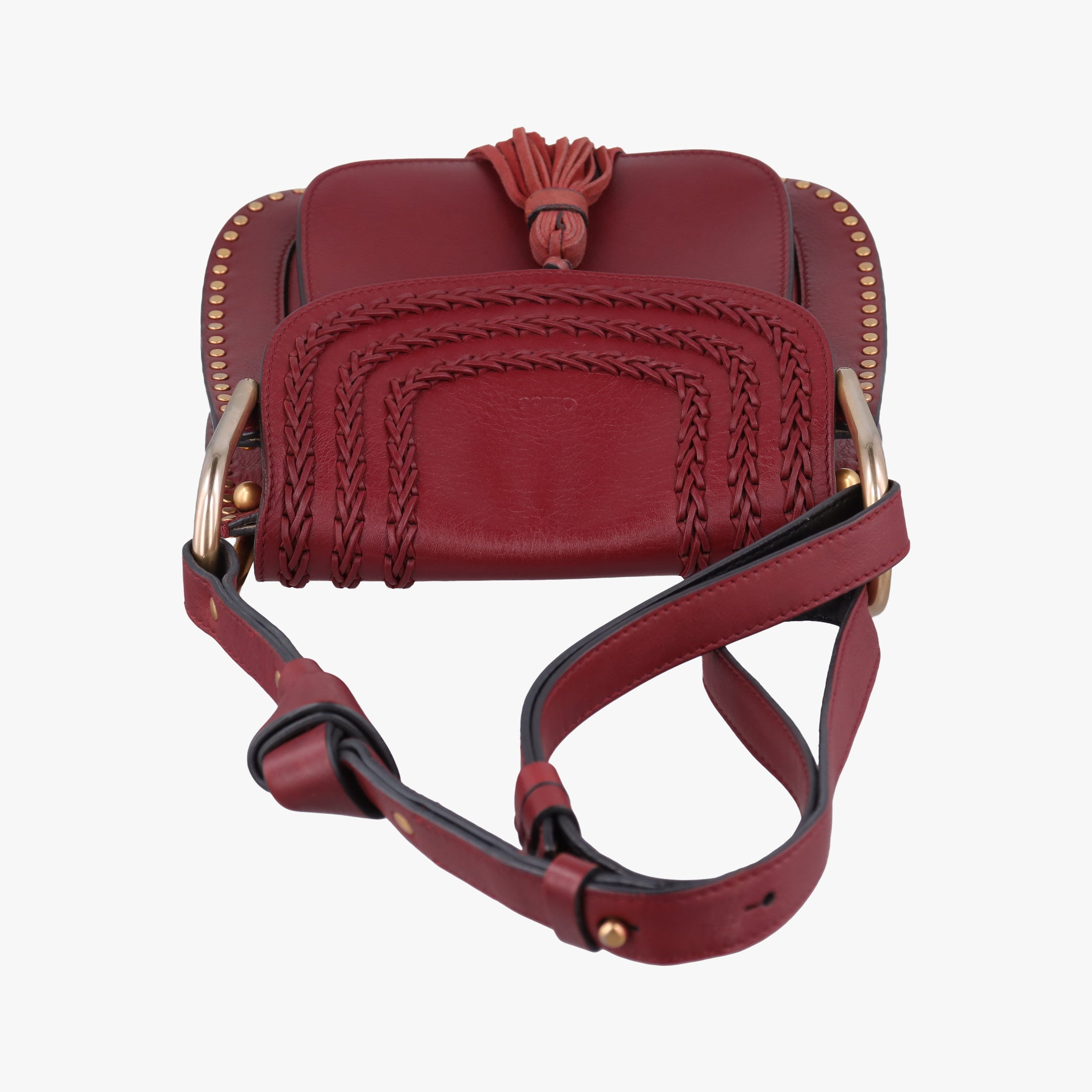 Secondhand Chloe Hudson Burgundy leather  shoulderbag | stylenewstar