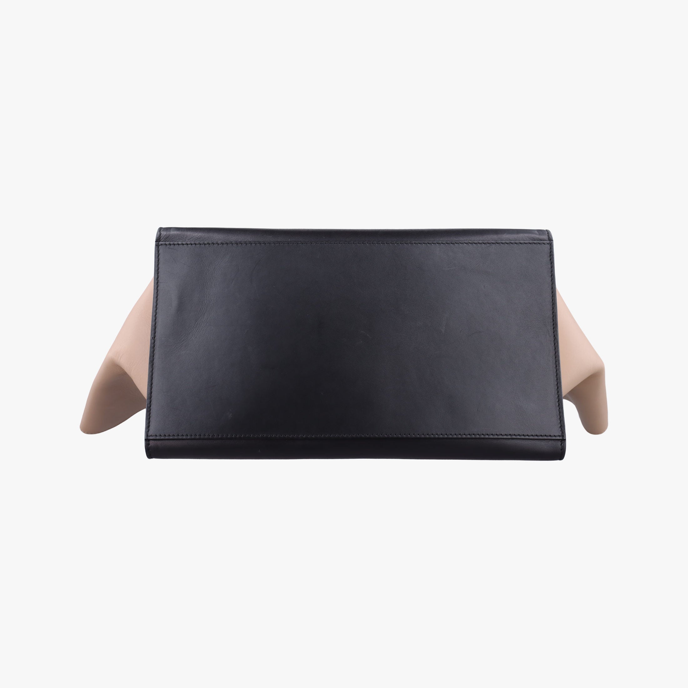 Vintage Celine Trapeze Blue ×beige ×Black Suede × leather  shoulderbag | stylenewstar