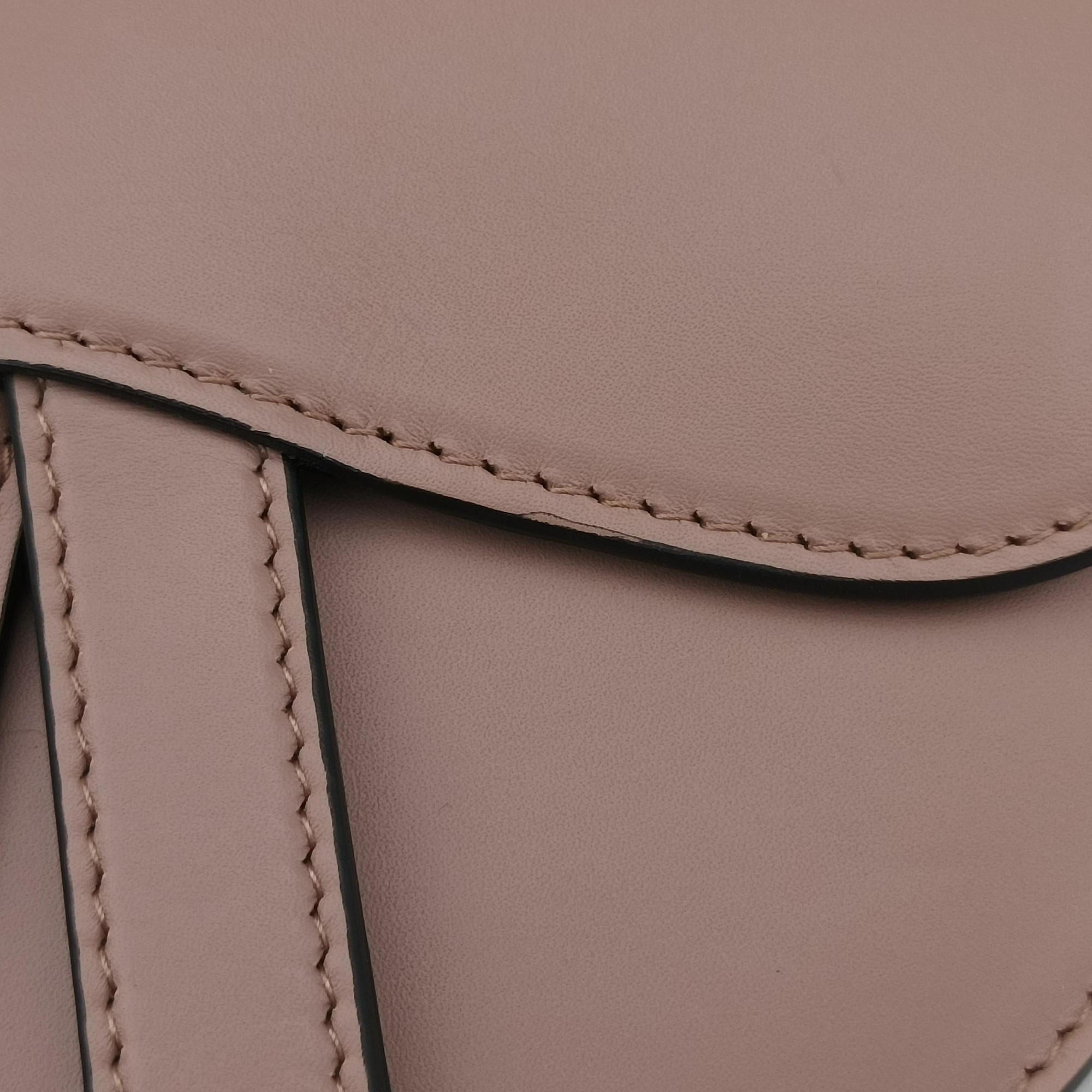 Pre-owned Christian Dior saddle Pink leather  bum bag/waist bag | stylenewstar