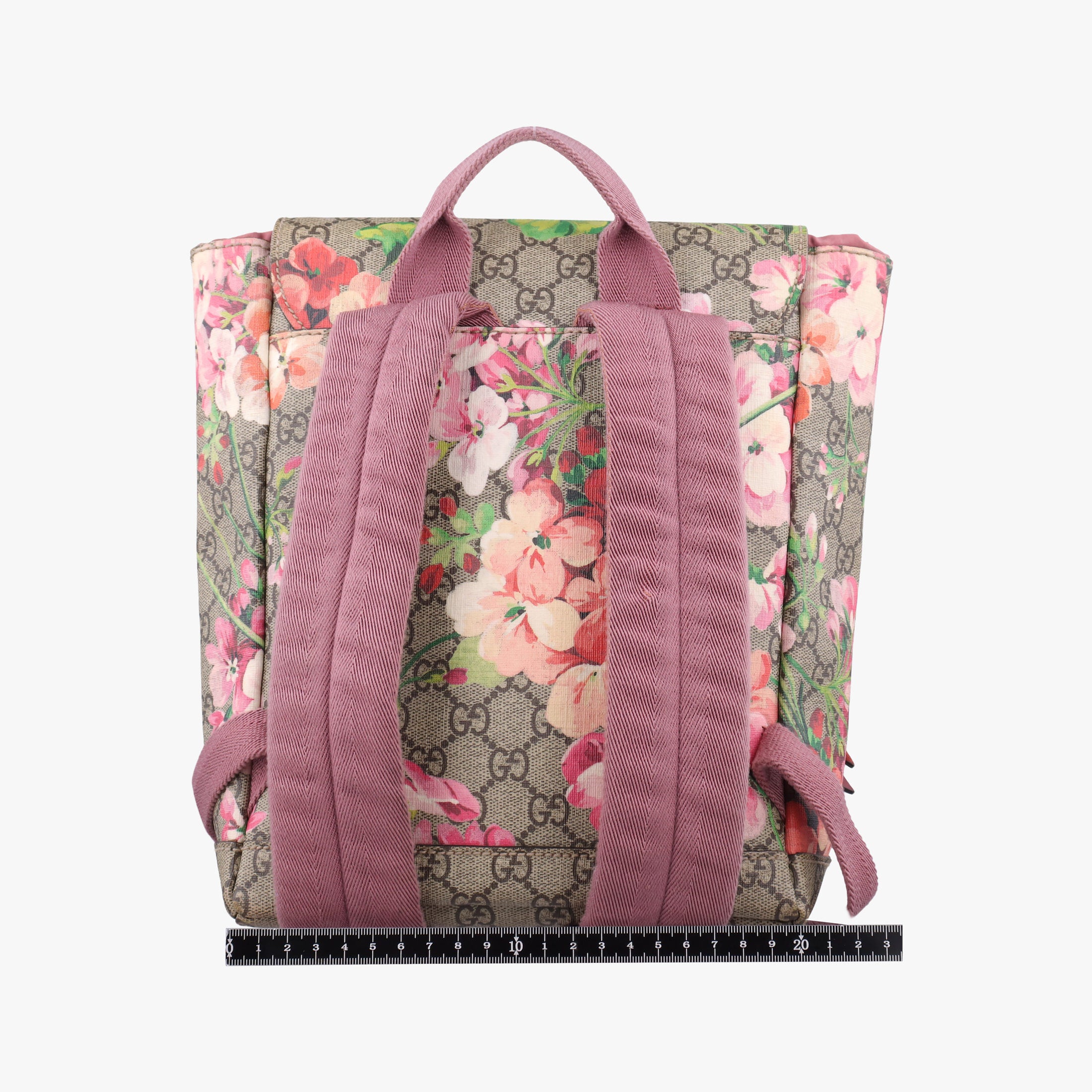 Pre-owned Gucci GG Blooms Beige×multi PVC coated canvas 410544 backpack/rucksack | stylenewstar