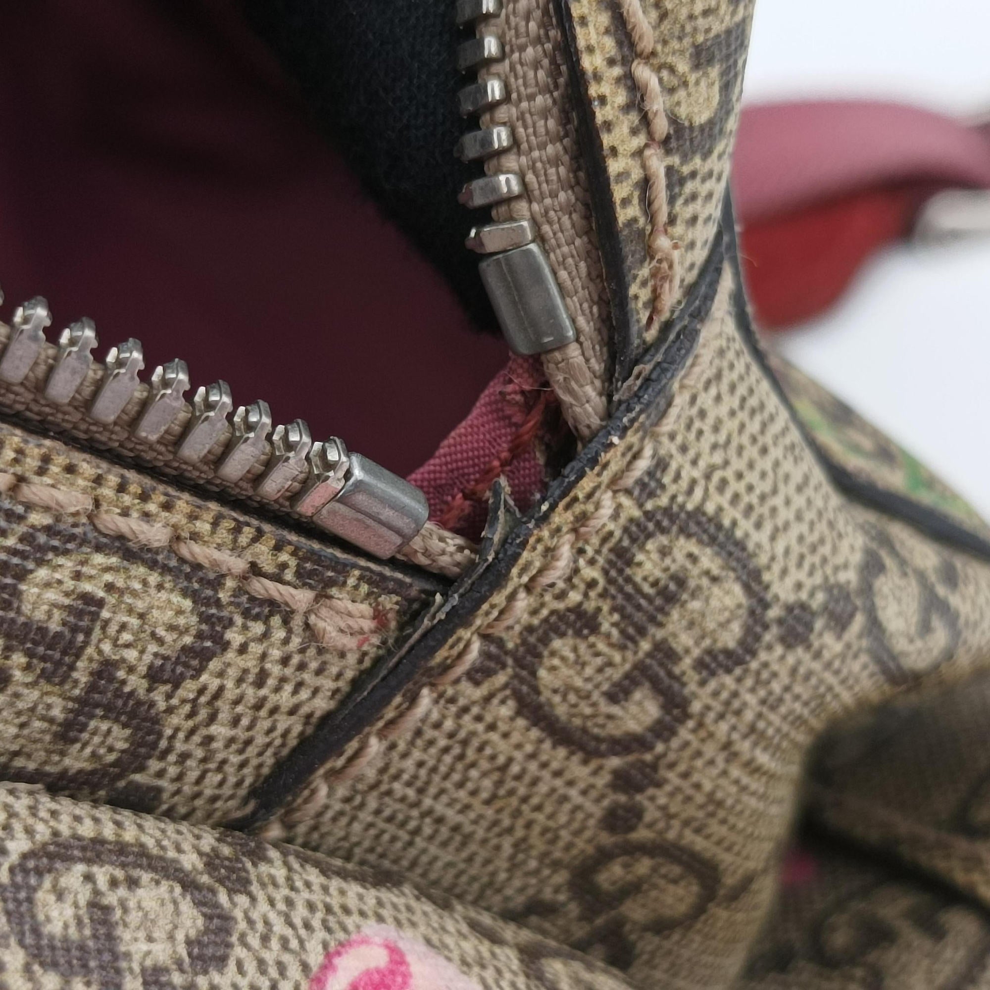 Pre-owned Gucci GG Blooms Beige×multi PVC coated canvas 410544 backpack/rucksack | stylenewstar