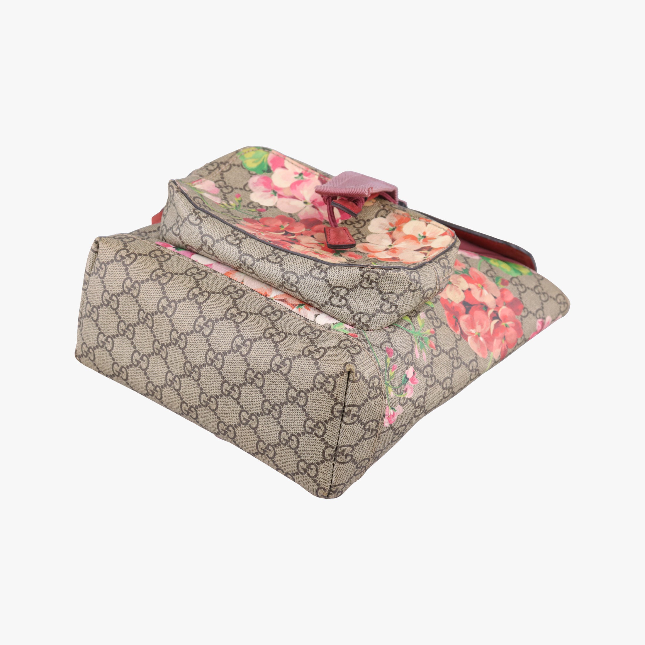 Pre-owned Gucci GG Blooms Beige×multi PVC coated canvas 410544 backpack/rucksack | stylenewstar