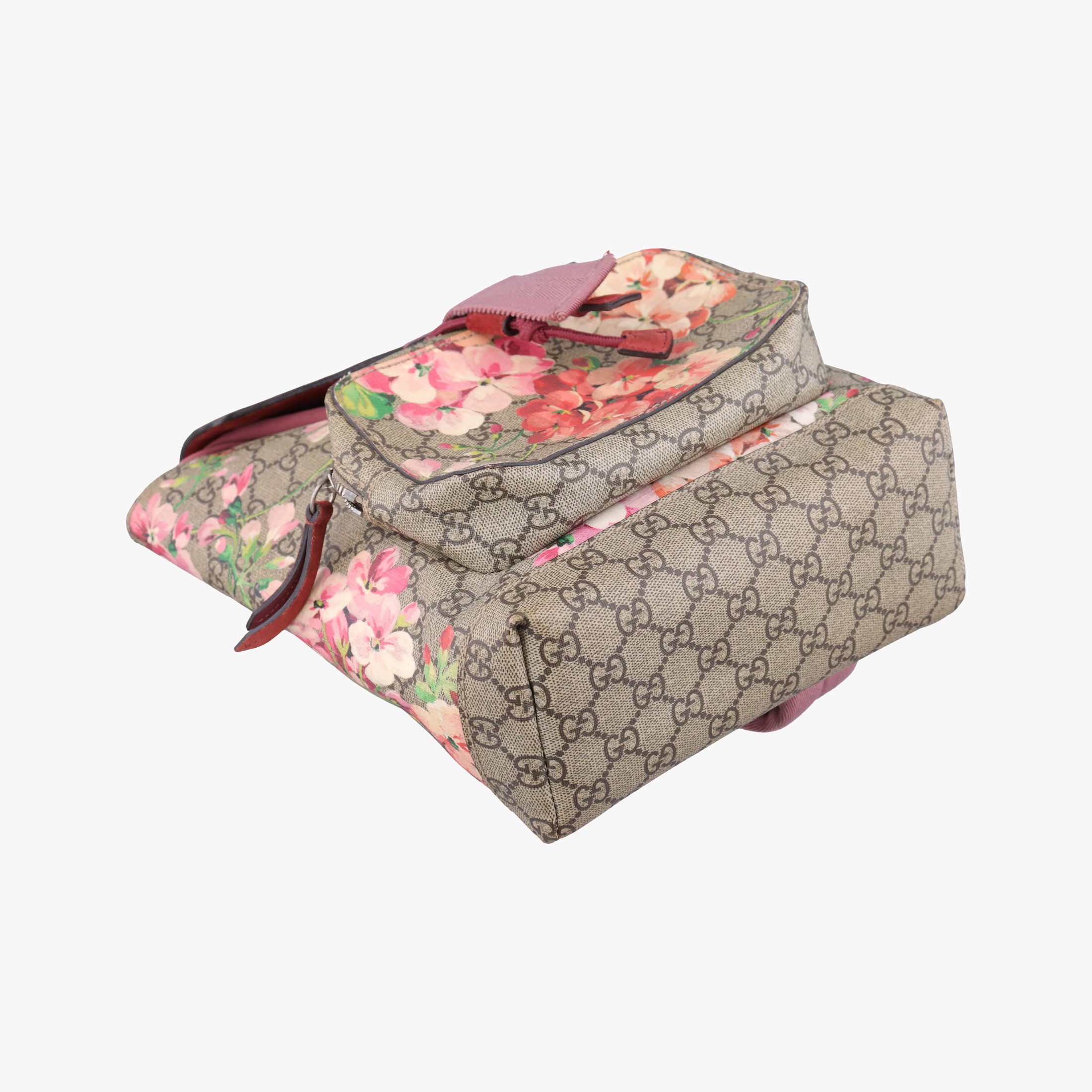 Pre-owned Gucci GG Blooms Beige×multi PVC coated canvas 410544 backpack/rucksack | stylenewstar