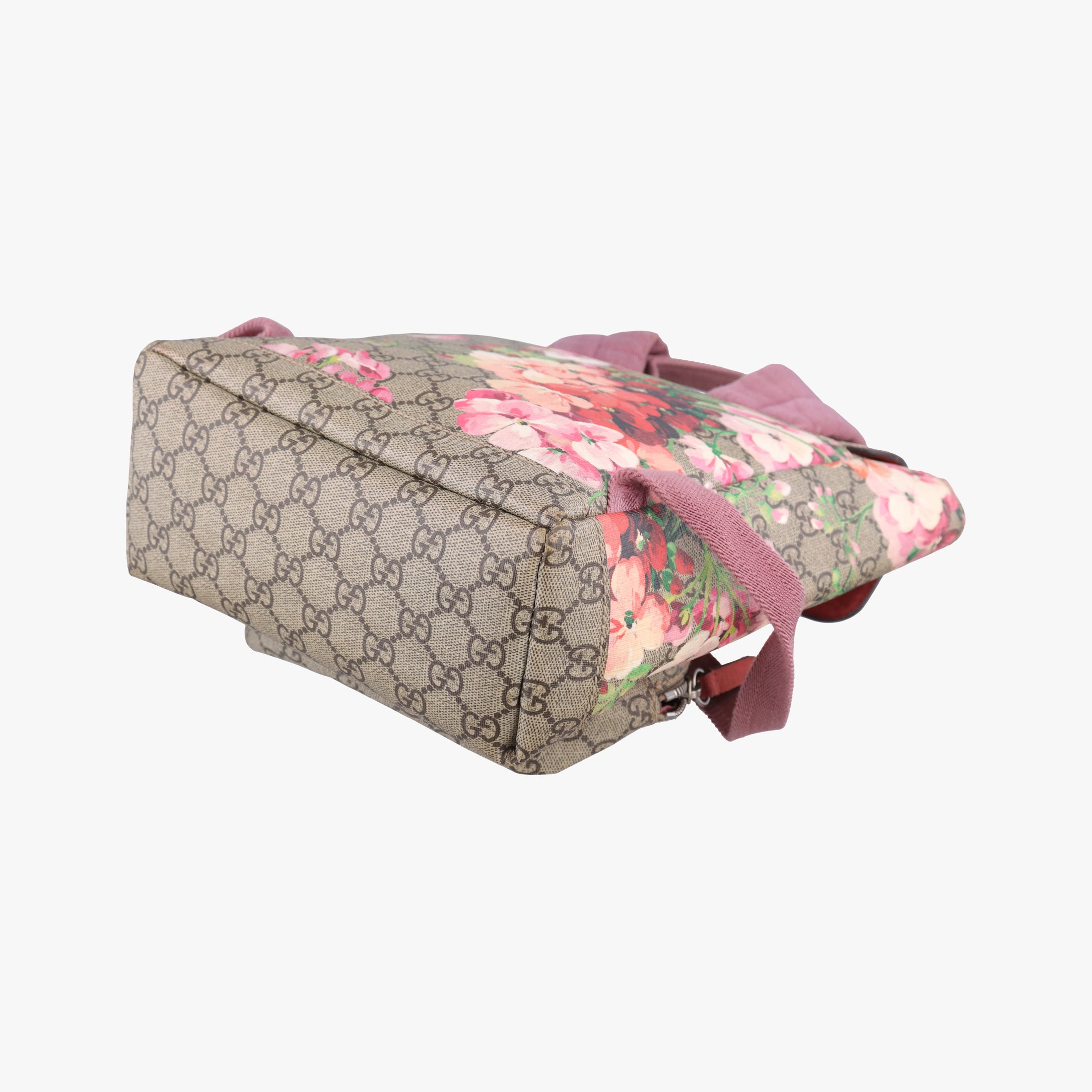 Pre-owned Gucci GG Blooms Beige×multi PVC coated canvas 410544 backpack/rucksack | stylenewstar
