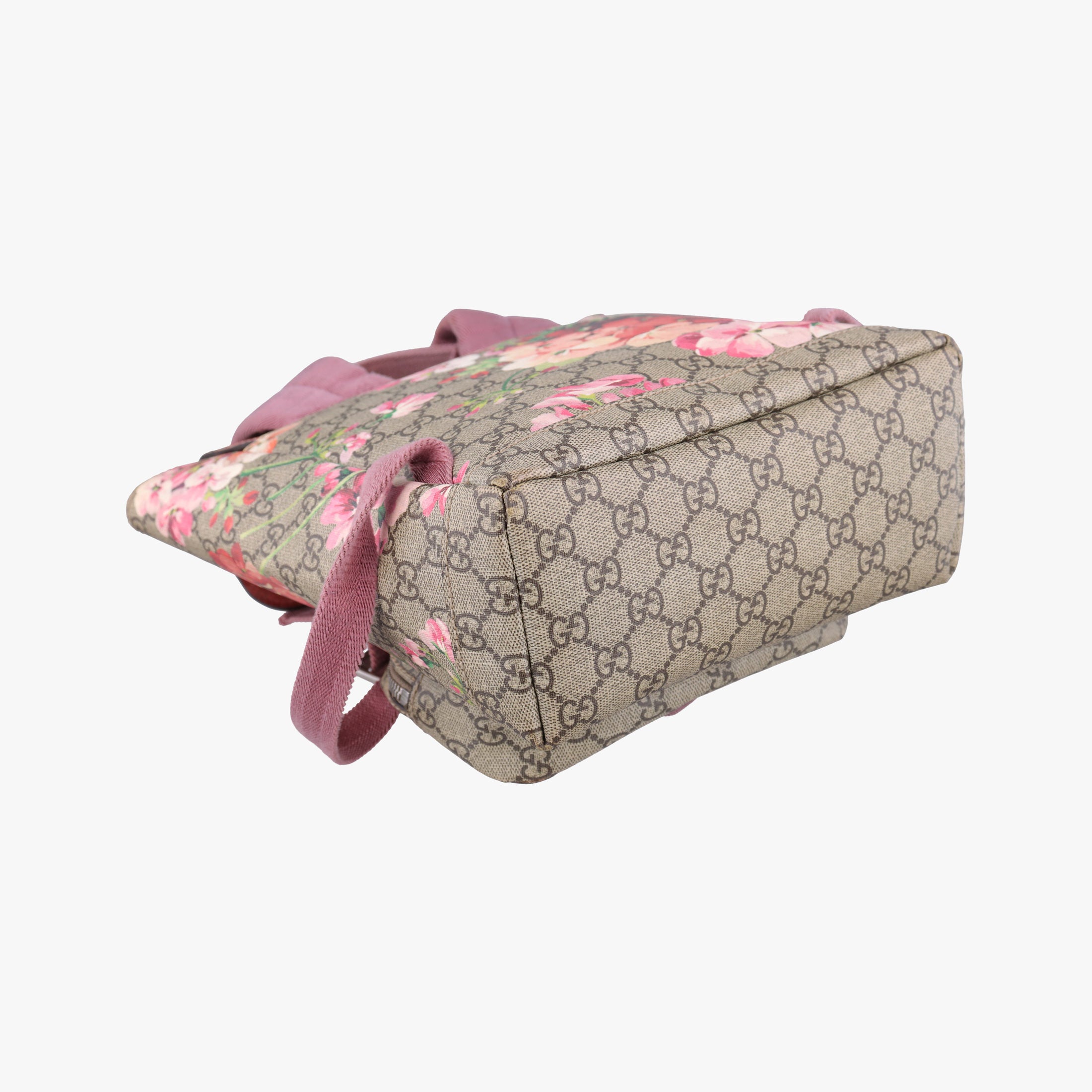 Pre-owned Gucci GG Blooms Beige×multi PVC coated canvas 410544 backpack/rucksack | stylenewstar