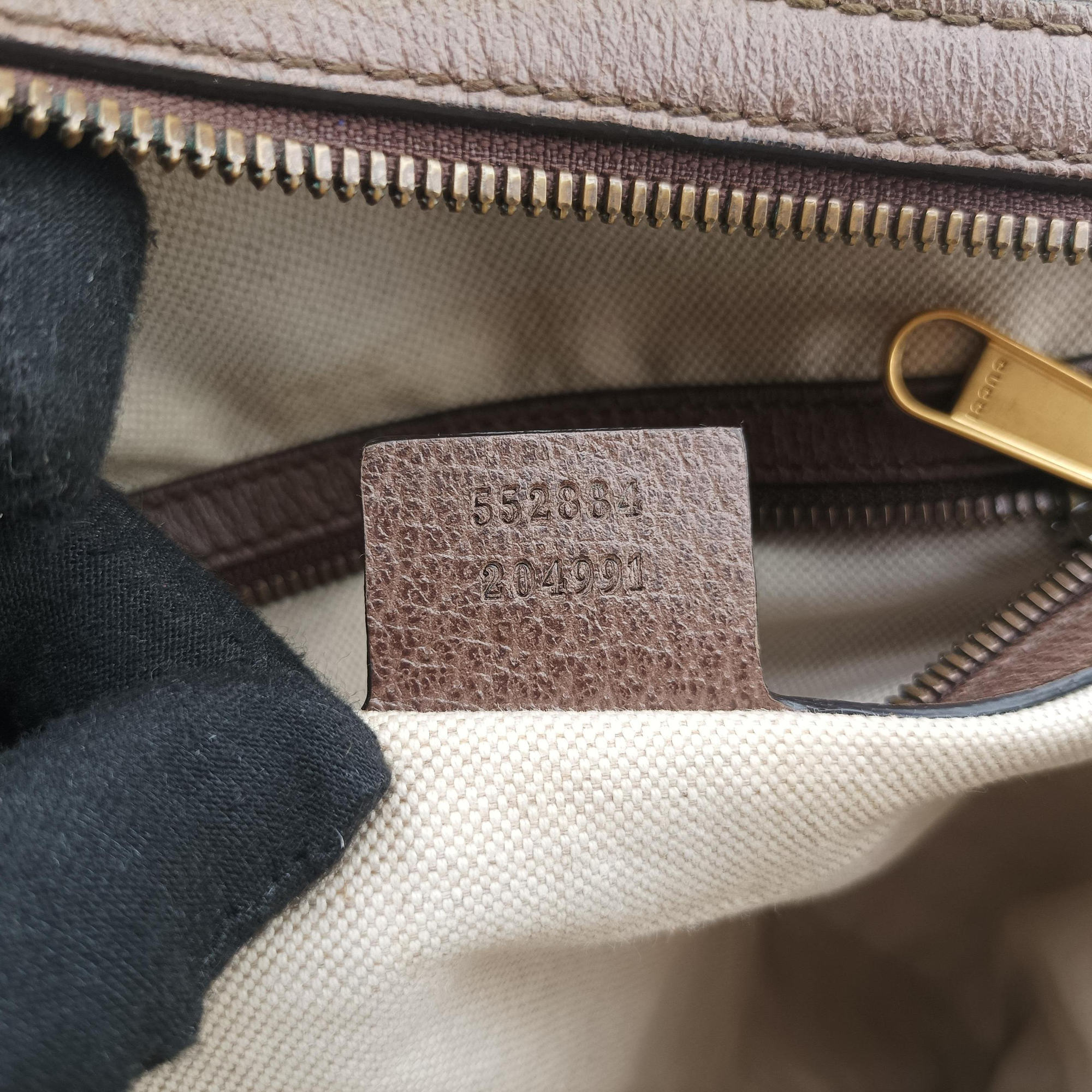 Pre-owned Gucci The Three Little Pigs Brown PVC coated canvas×leather 552884 backpack/rucksack | stylenewstar