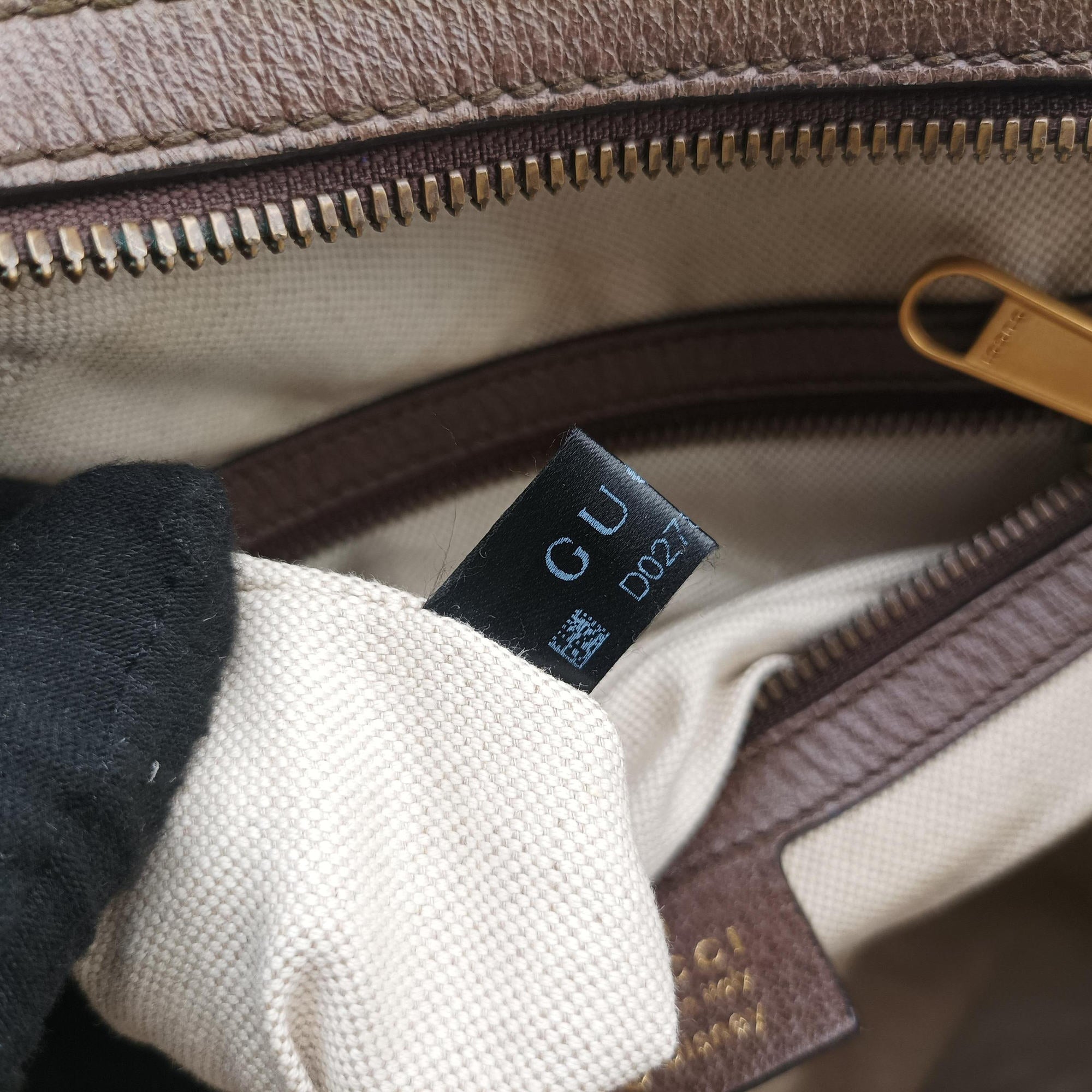 Pre-owned Gucci The Three Little Pigs Brown PVC coated canvas×leather 552884 backpack/rucksack | stylenewstar