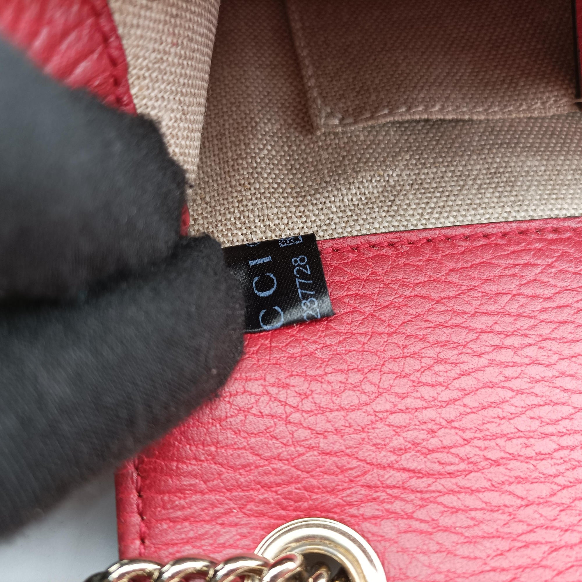 Vintage Gucci Interlocking G Red Leather 510304 shoulderbag | stylenewstar