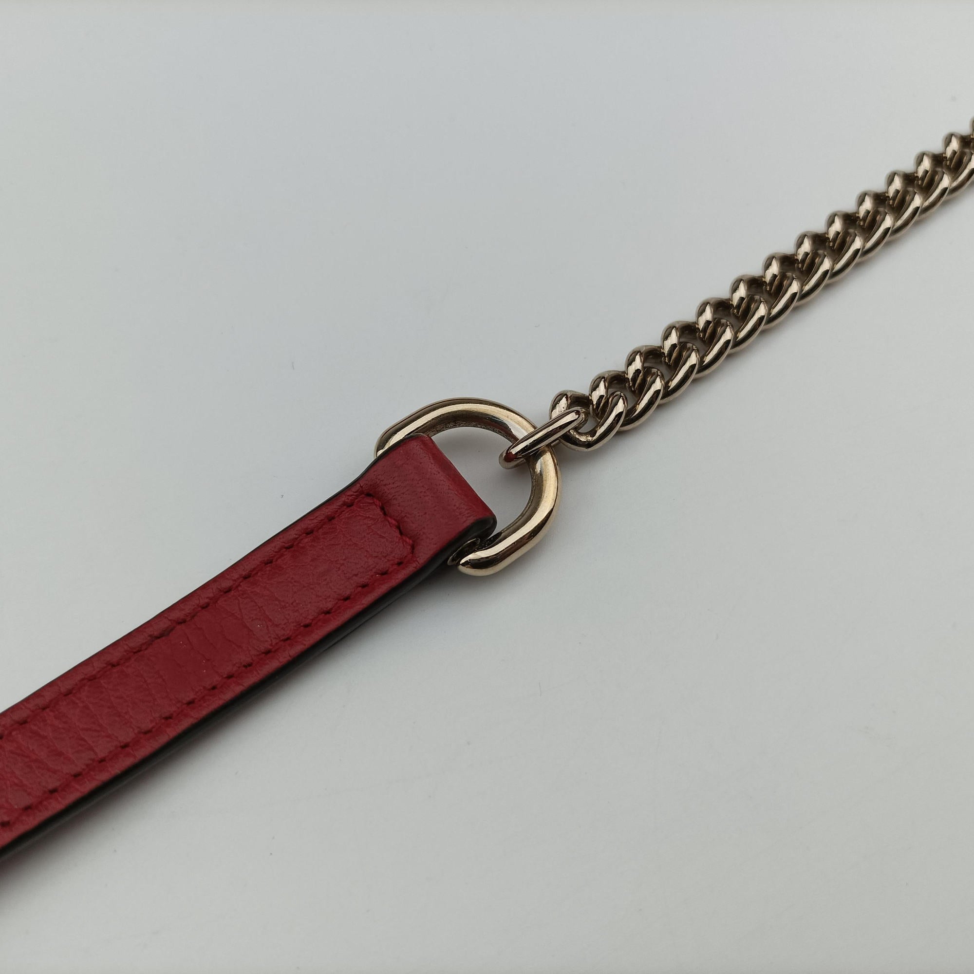 Vintage Gucci Interlocking G Red Leather 510304 shoulderbag | stylenewstar