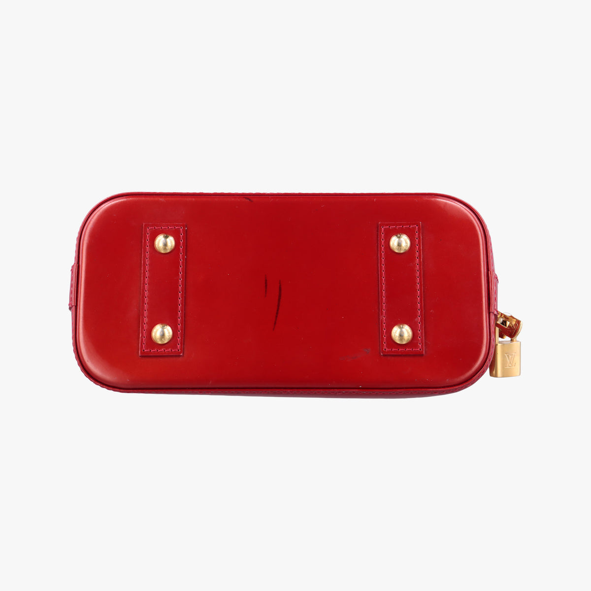 Pre-owned Louis Vuitton Alma BB Pommed'Amour Vernis M91593 shoulderbag | stylenewstar