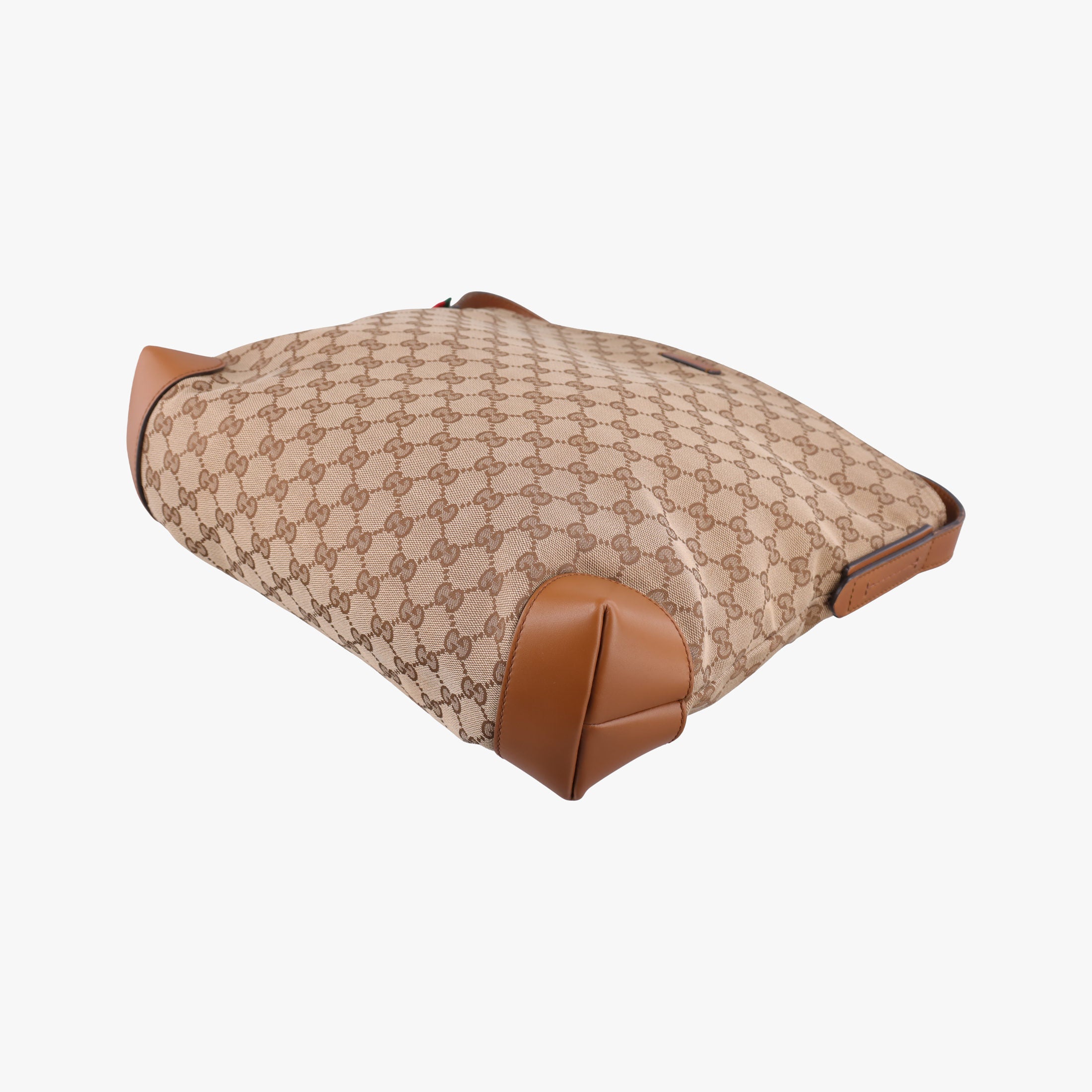 Pre-owned Gucci GG Canvas Brown canvas×leather 308930 shoulderbag | stylenewstar