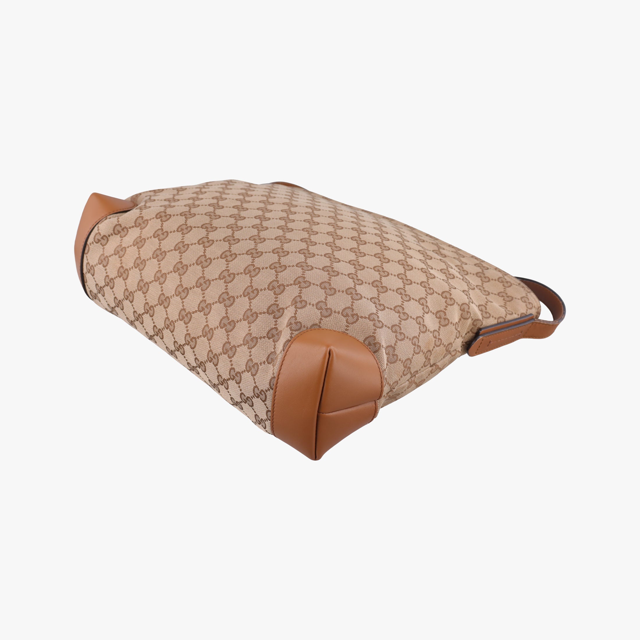 Pre-owned Gucci GG Canvas Brown canvas×leather 308930 shoulderbag | stylenewstar