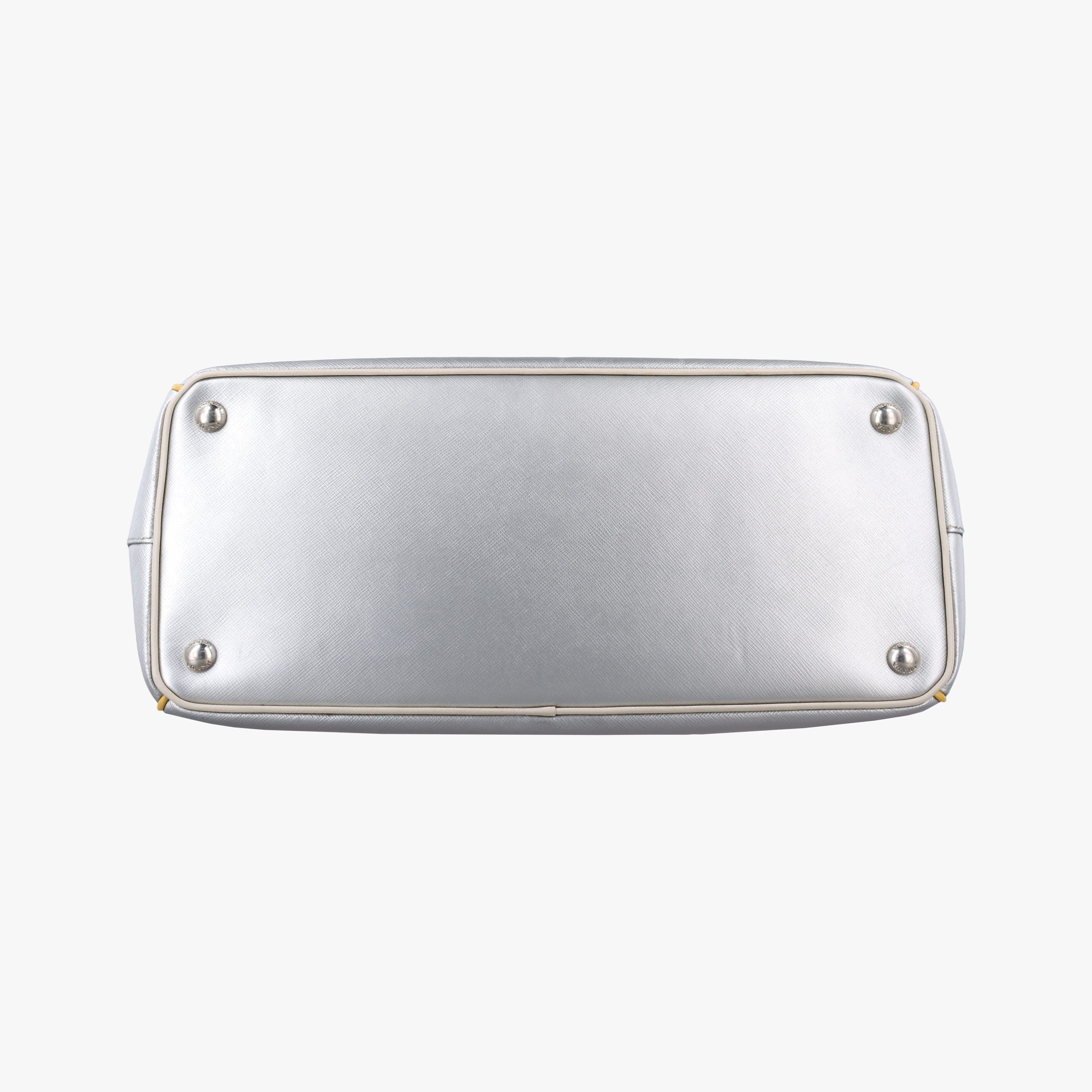 Secondhand Prada Galleria Silver SAFFIANO Leather BN1874 shoulderbag | stylenewstar