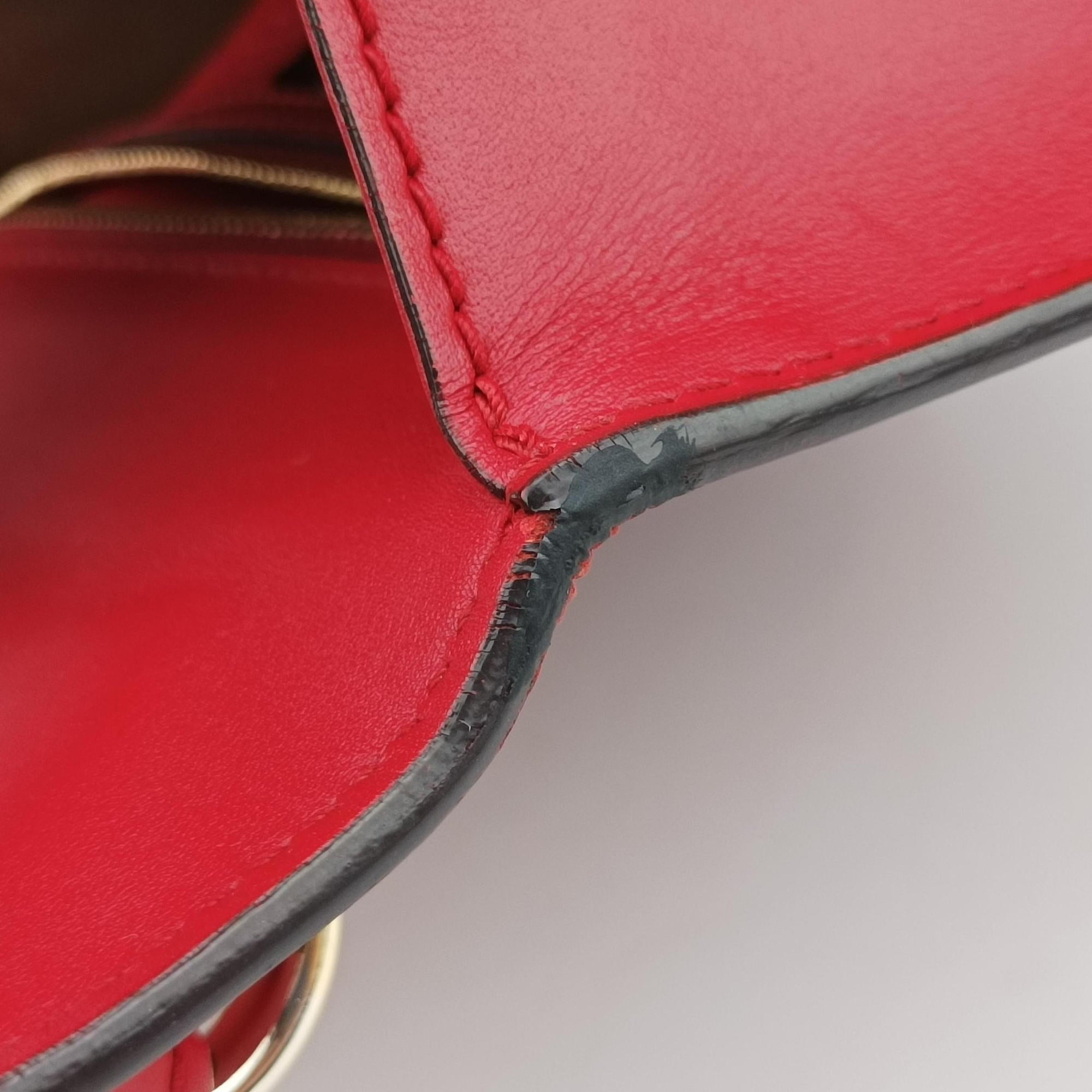 Vintage Gucci Sylvie Red×navy Leather 421882 shoulderbag | stylenewstar