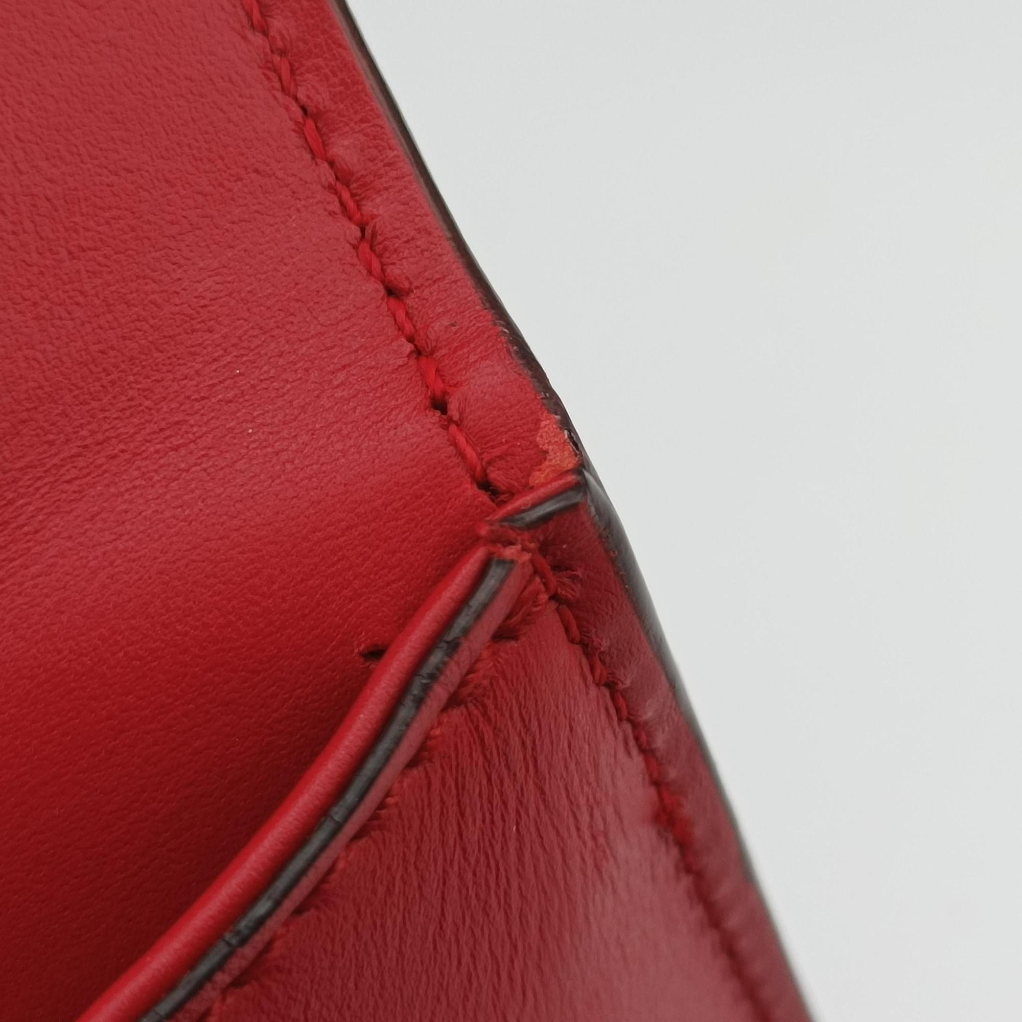 Vintage Gucci Sylvie Red×navy Leather 421882 shoulderbag | stylenewstar