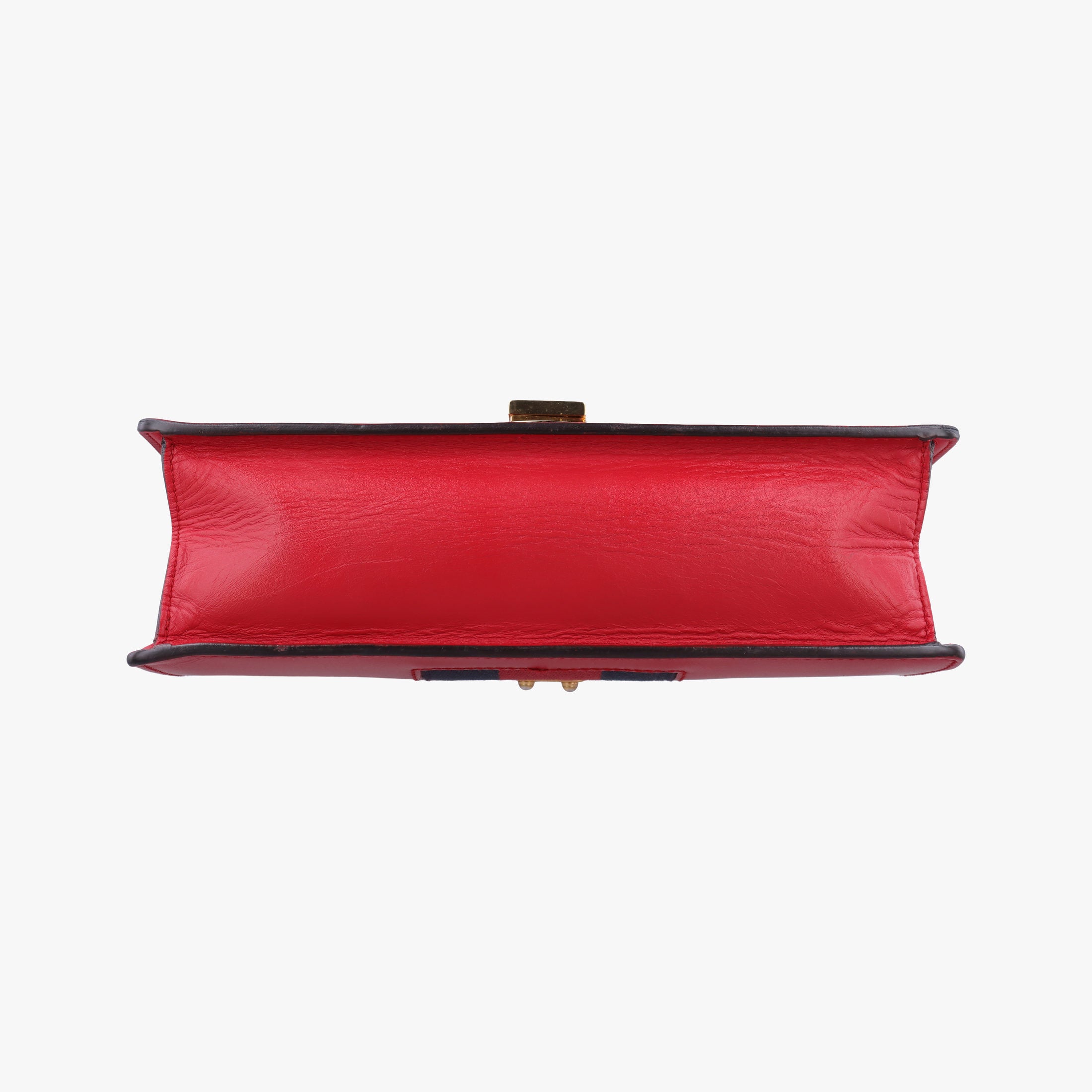 Vintage Gucci Sylvie Red×navy Leather 421882 shoulderbag | stylenewstar