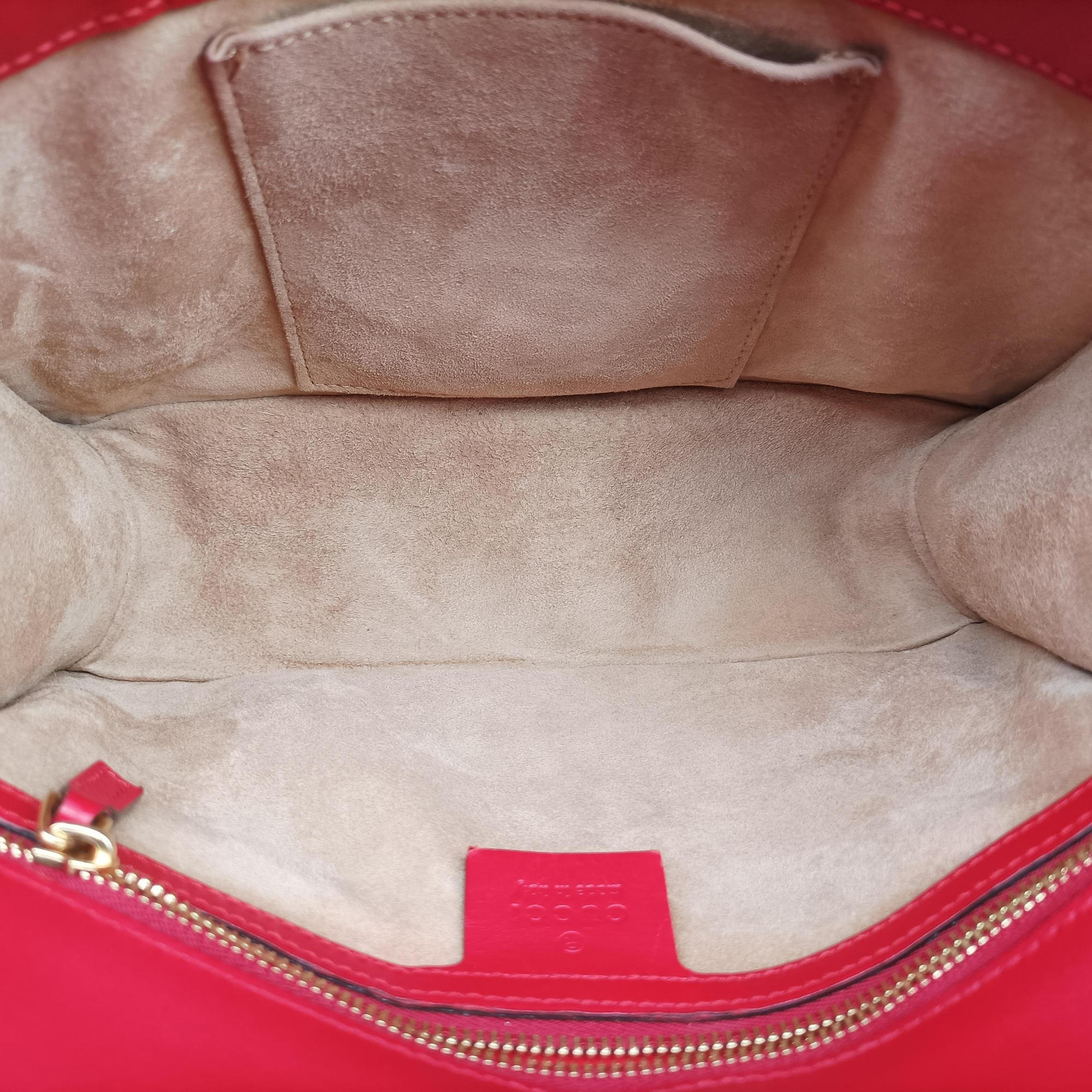 Vintage Gucci Sylvie Red×navy Leather 421882 shoulderbag | stylenewstar