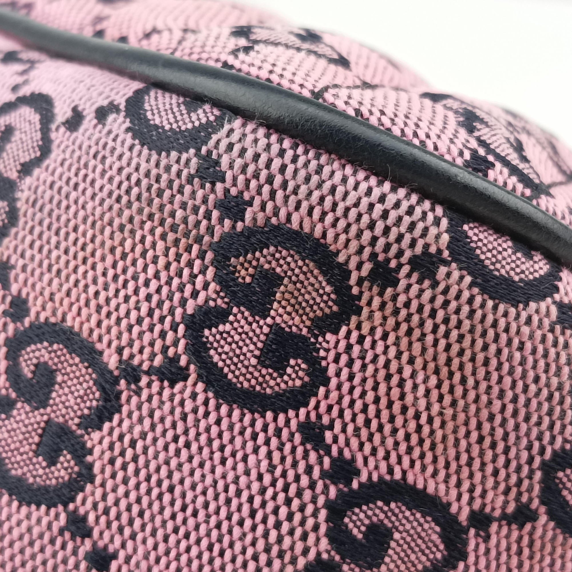 Pre-owned Gucci GG Marmont Purple canvas 447632 shoulderbag | stylenewstar