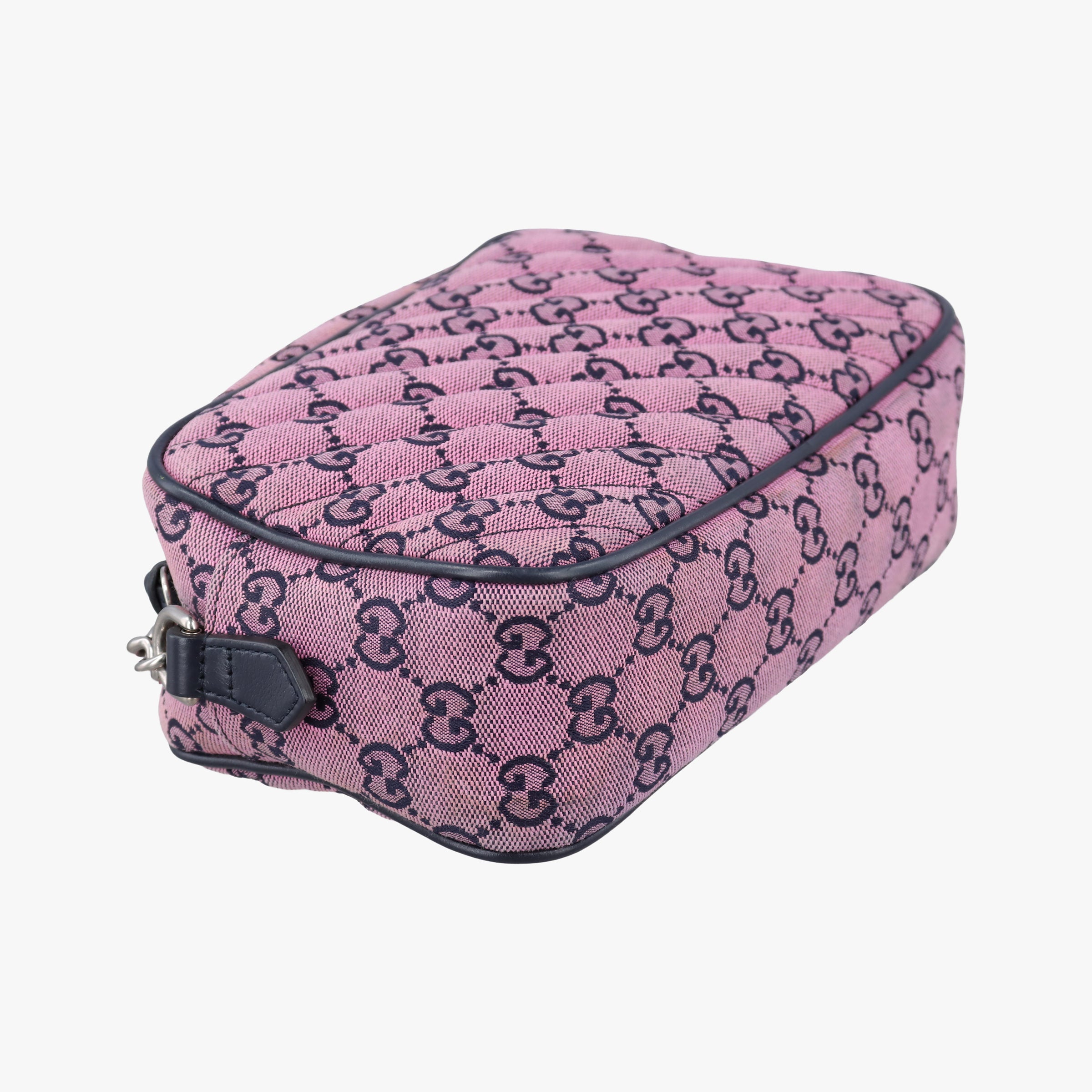 Pre-owned Gucci GG Marmont Purple canvas 447632 shoulderbag | stylenewstar