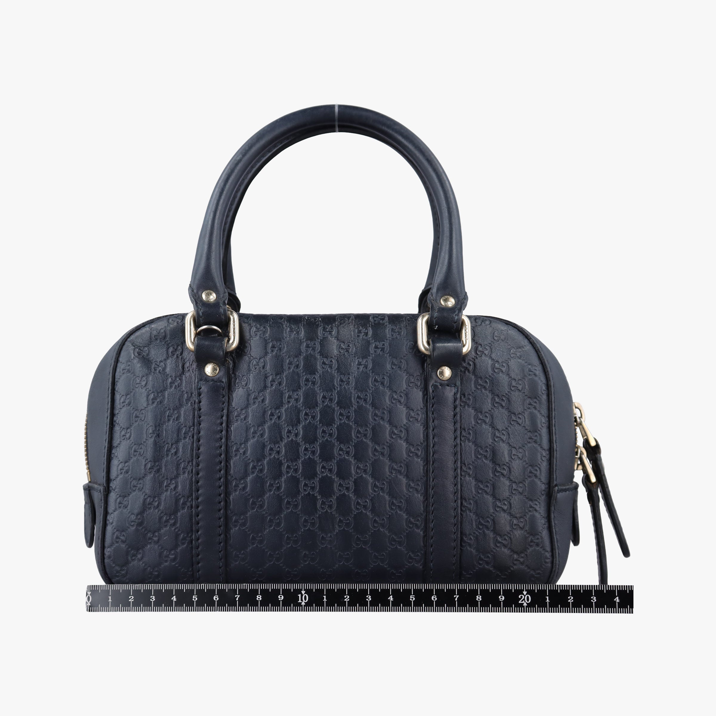 Pre-owned Gucci Microguccissima Navy Leather 510289 shoulderbag | stylenewstar
