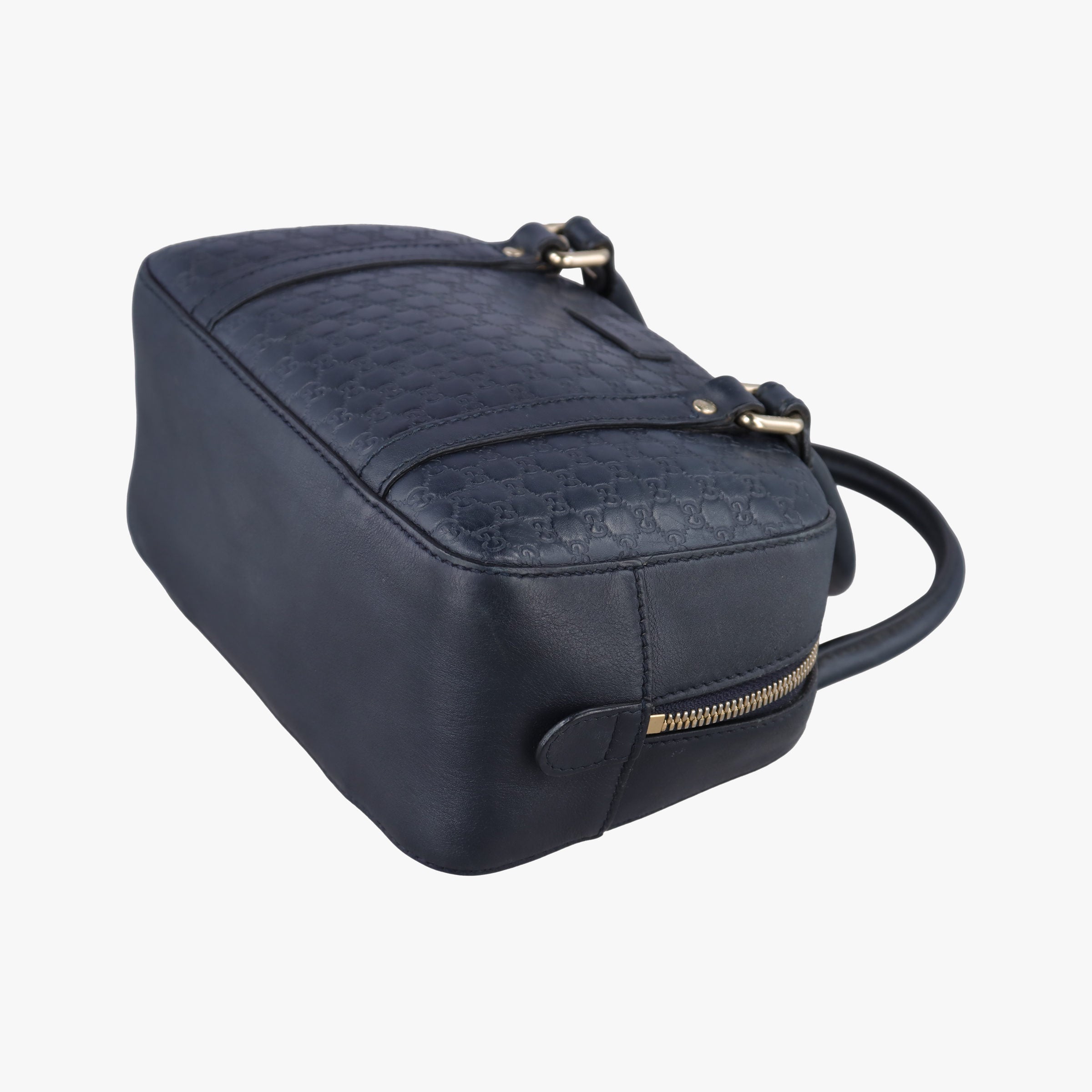 Pre-owned Gucci Microguccissima Navy Leather 510289 shoulderbag | stylenewstar