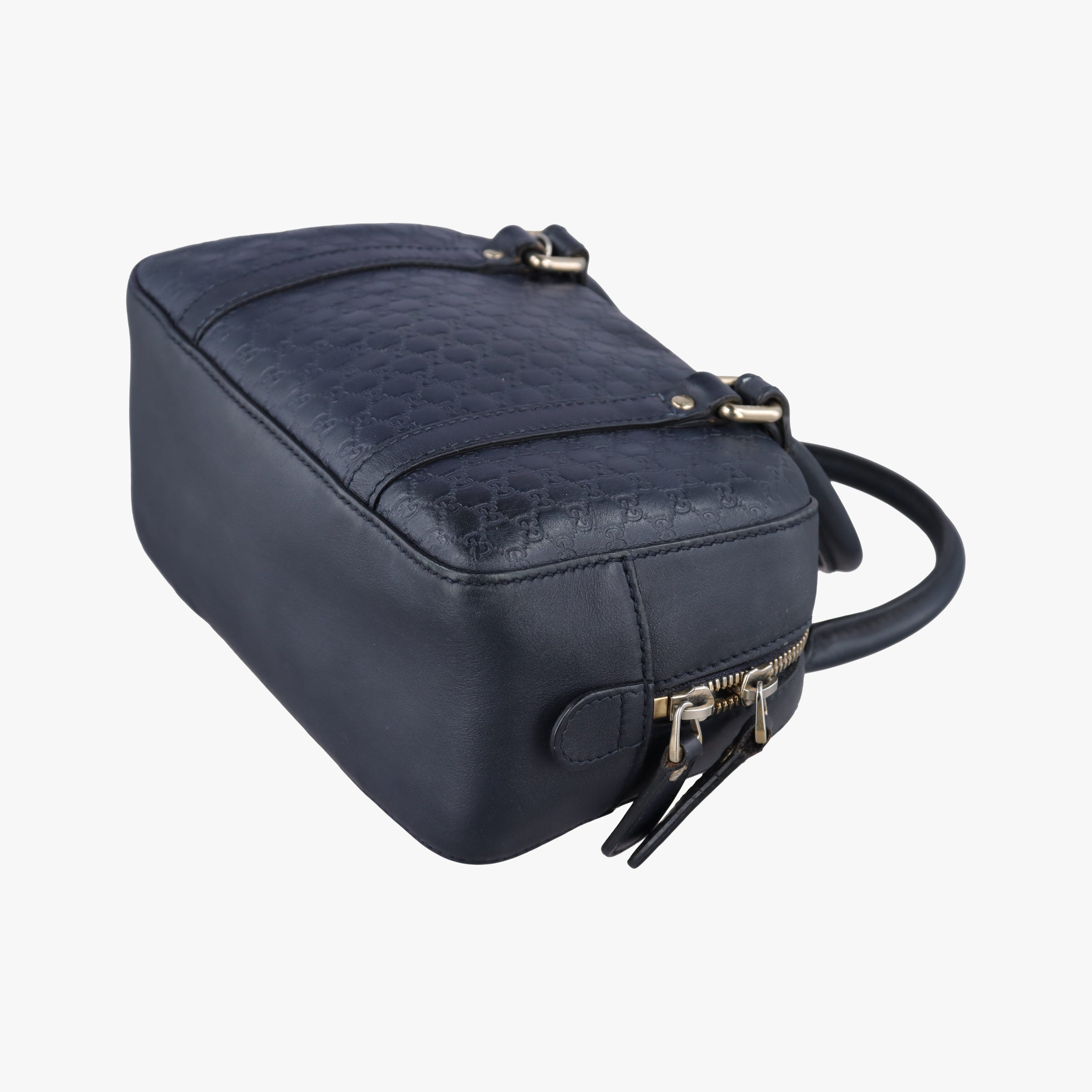 Pre-owned Gucci Microguccissima Navy Leather 510289 shoulderbag | stylenewstar