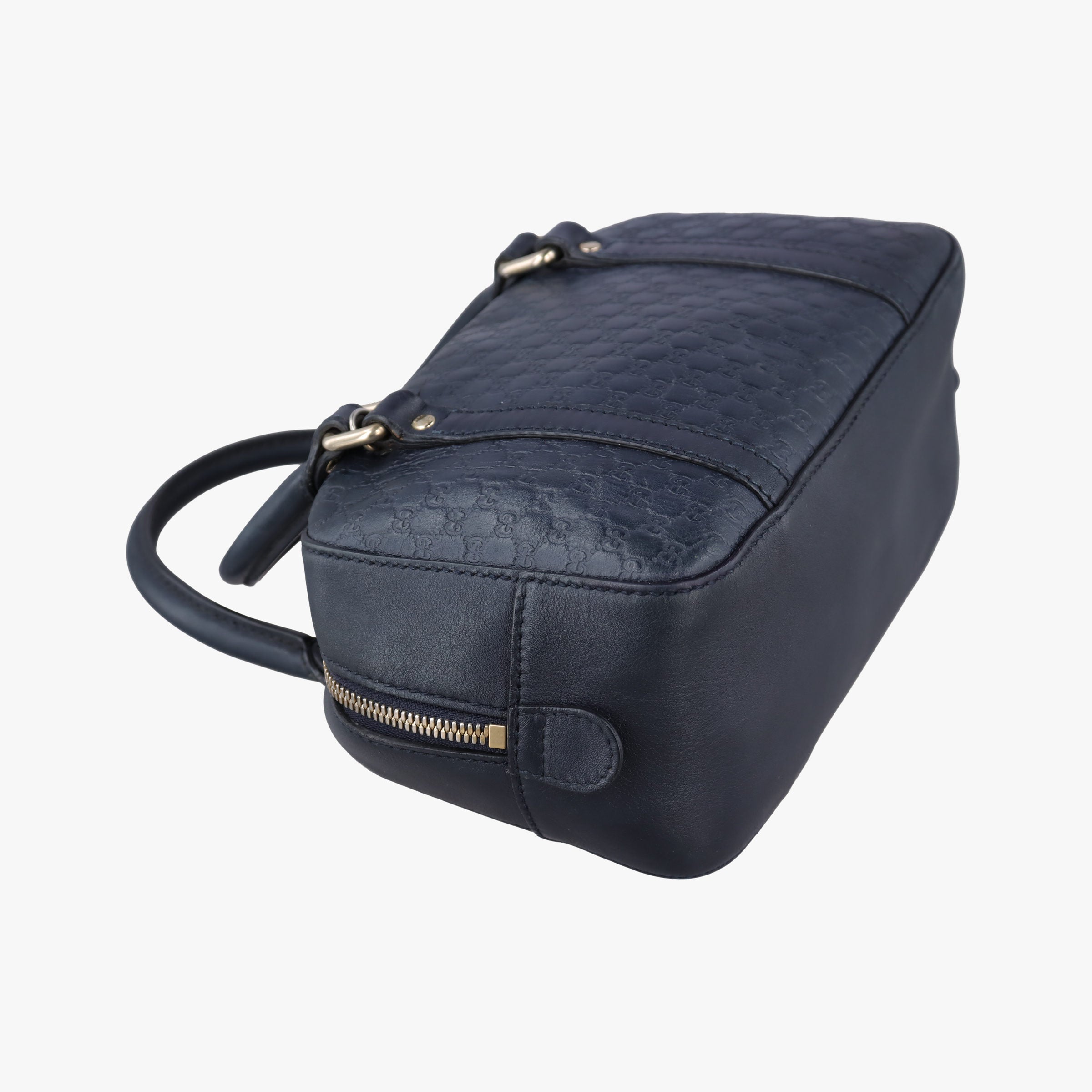 Pre-owned Gucci Microguccissima Navy Leather 510289 shoulderbag | stylenewstar