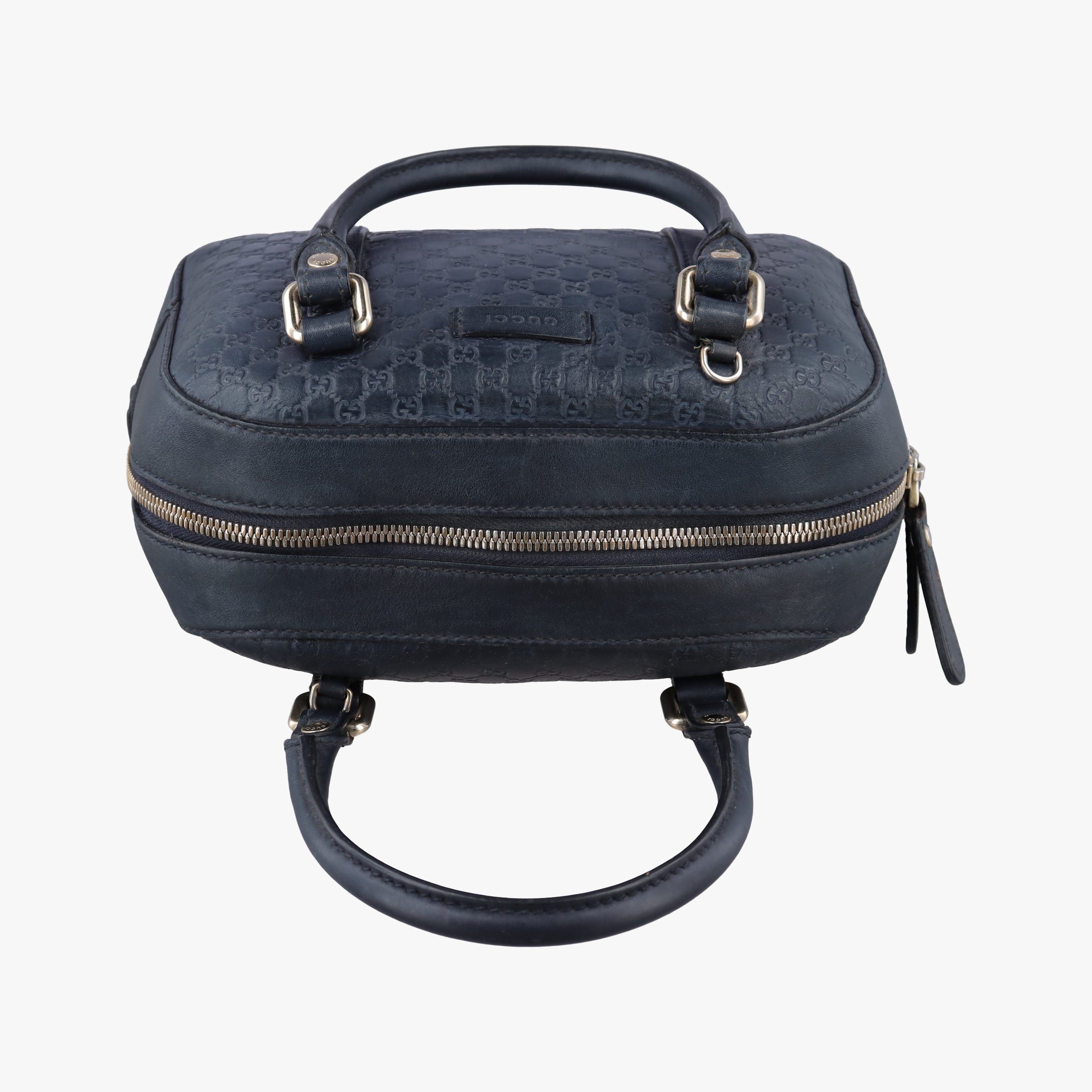 Pre-owned Gucci Microguccissima Navy Leather 510289 shoulderbag | stylenewstar