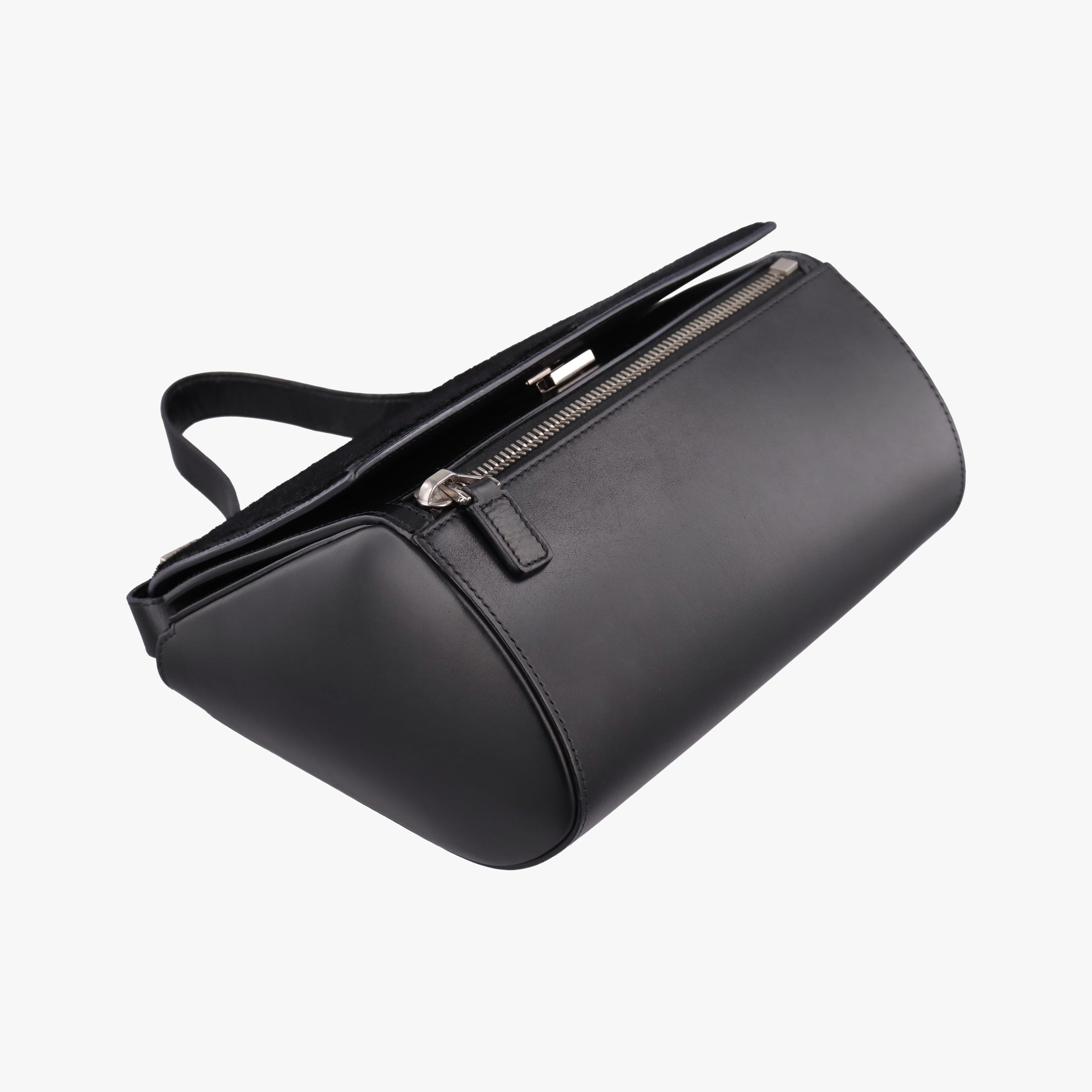 Secondhand Givenchy Pandora Box Black Leather × Ponyhair  shoulderbag | stylenewstar