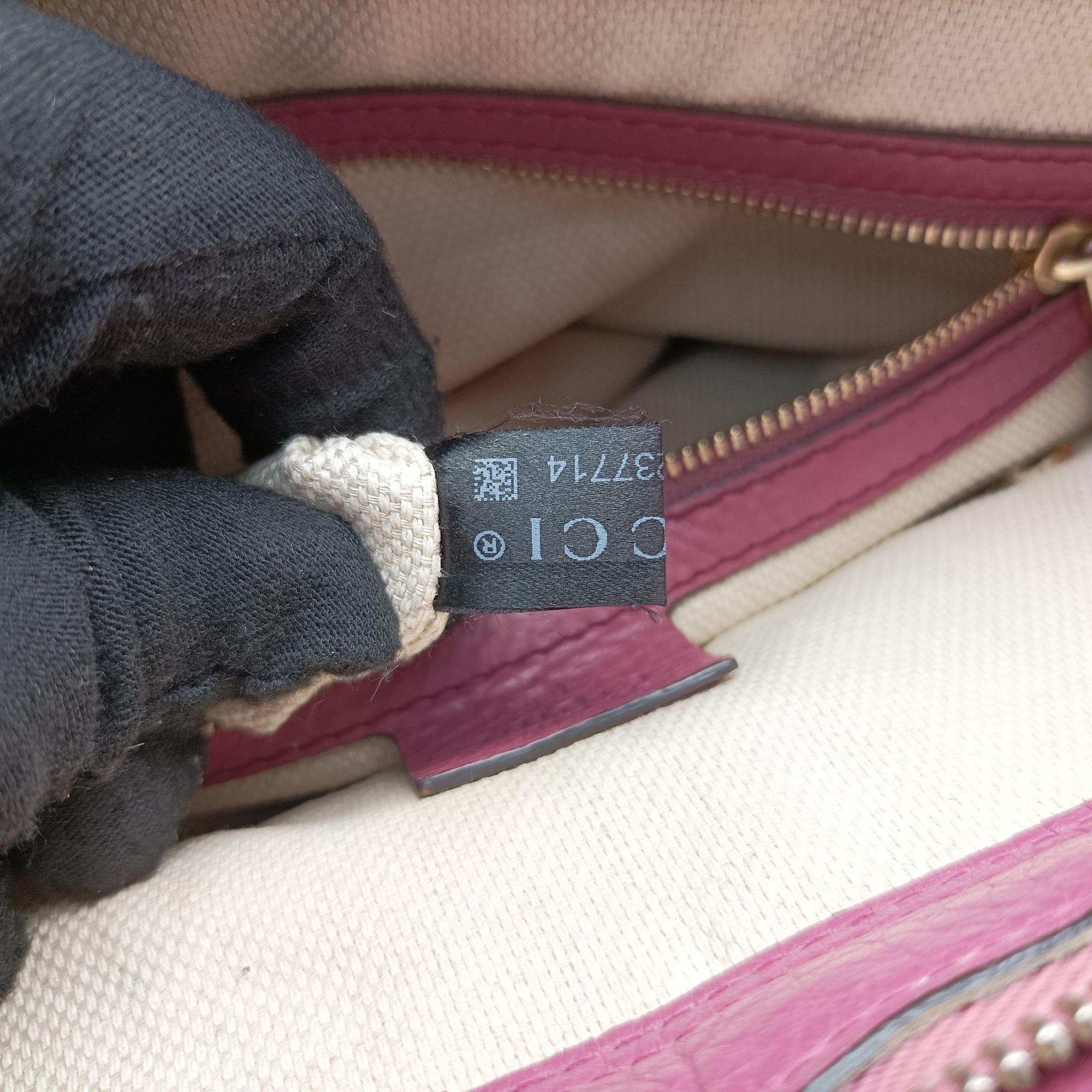 Vintage Gucci Soho Purple Leather 369176 shoulderbag | stylenewstar