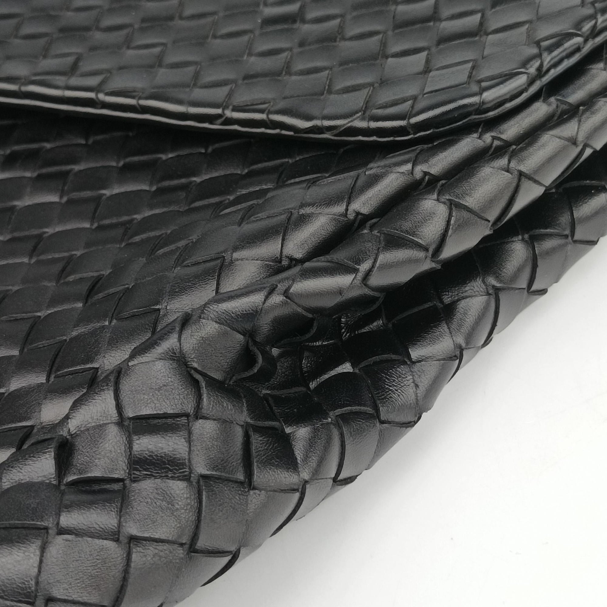 Pre-owned Bottega Veneta Intrecciato Black lambskin  handbag | stylenewstar