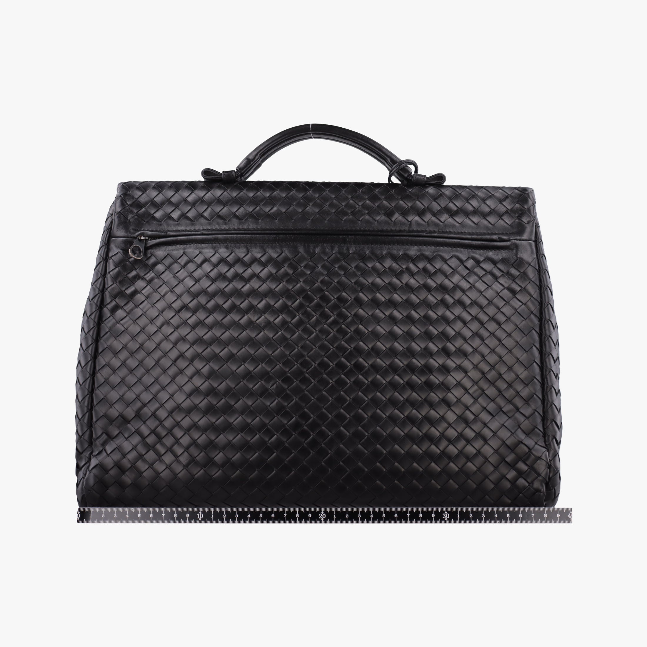 Pre-owned Bottega Veneta Intrecciato Black lambskin  handbag | stylenewstar