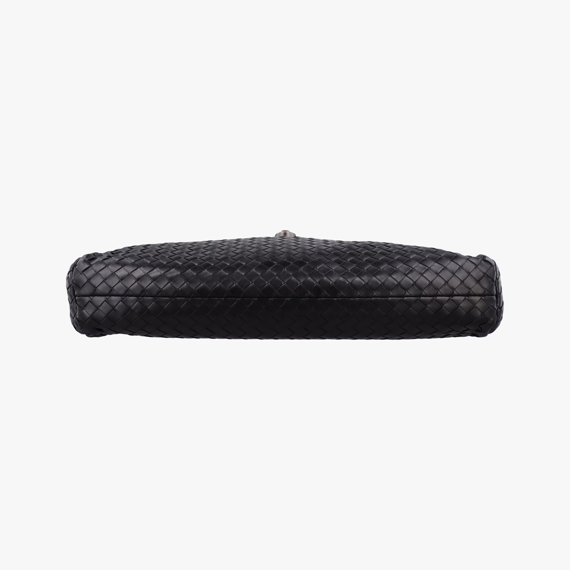 Pre-owned Bottega Veneta Intrecciato Black lambskin  handbag | stylenewstar
