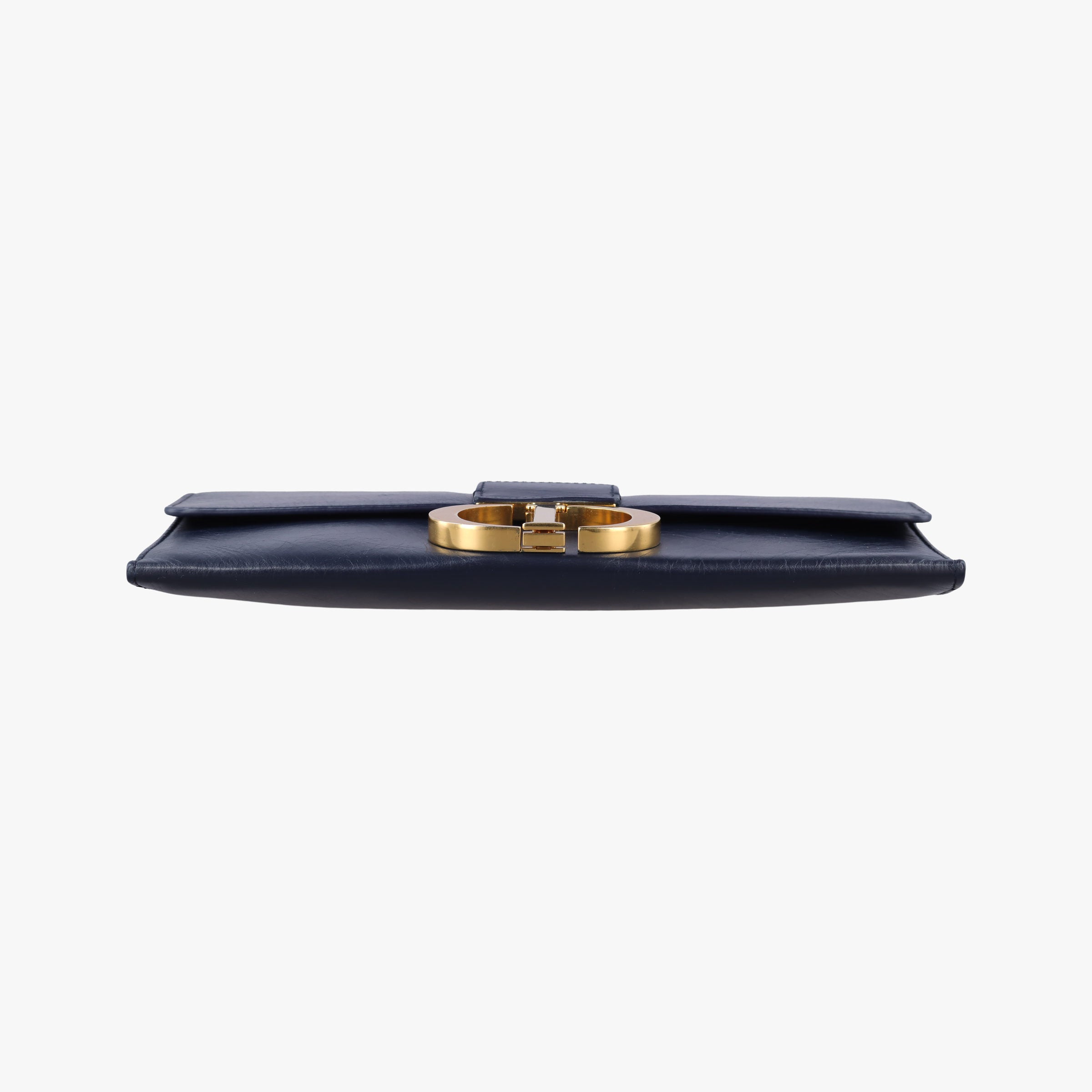 Pre-owned Christian Dior 30 Montaigne Navy leather  shoulderbag | stylenewstar