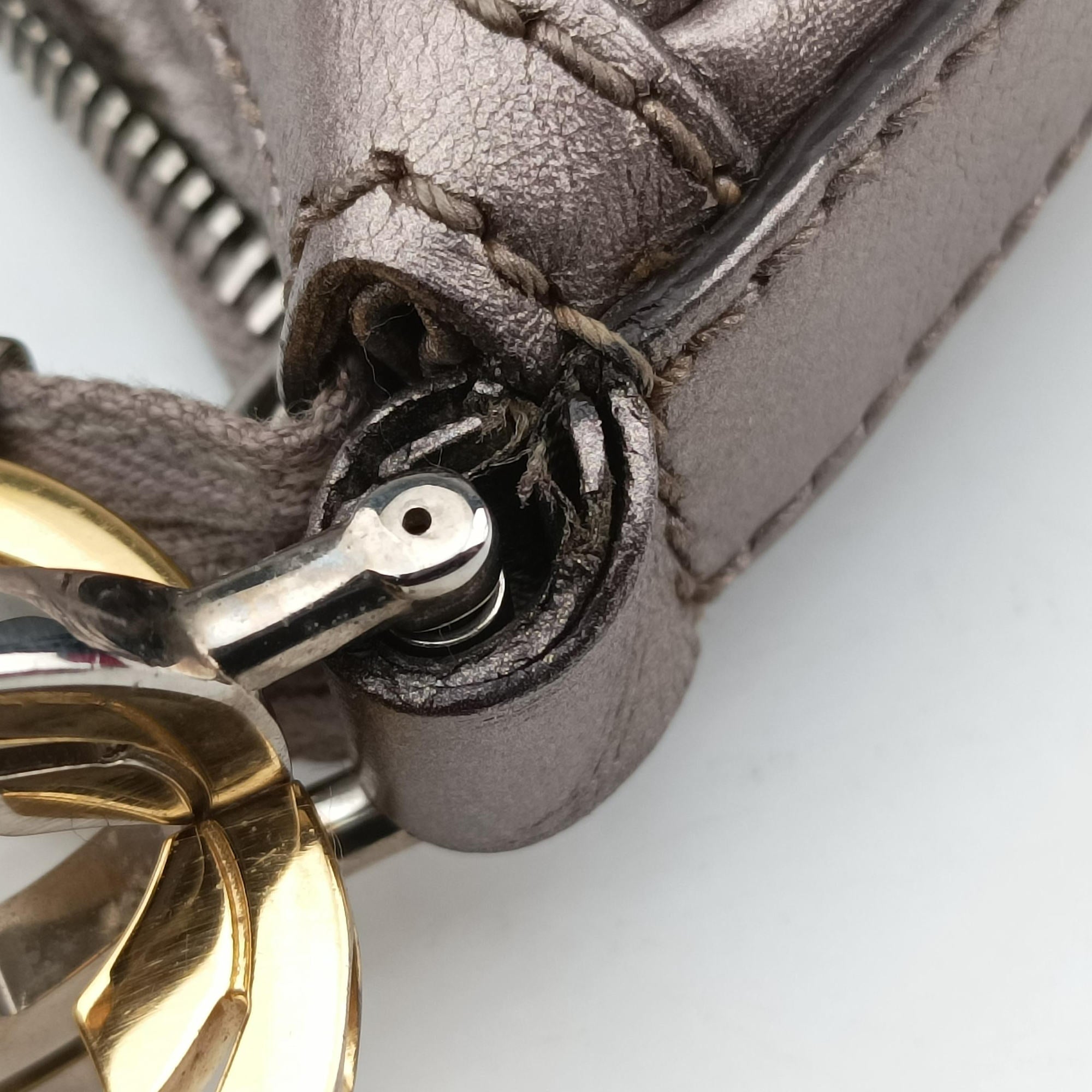 Pre-owned Gucci GG Twins Hobo Golden Leather 232962 shoulderbag | stylenewstar
