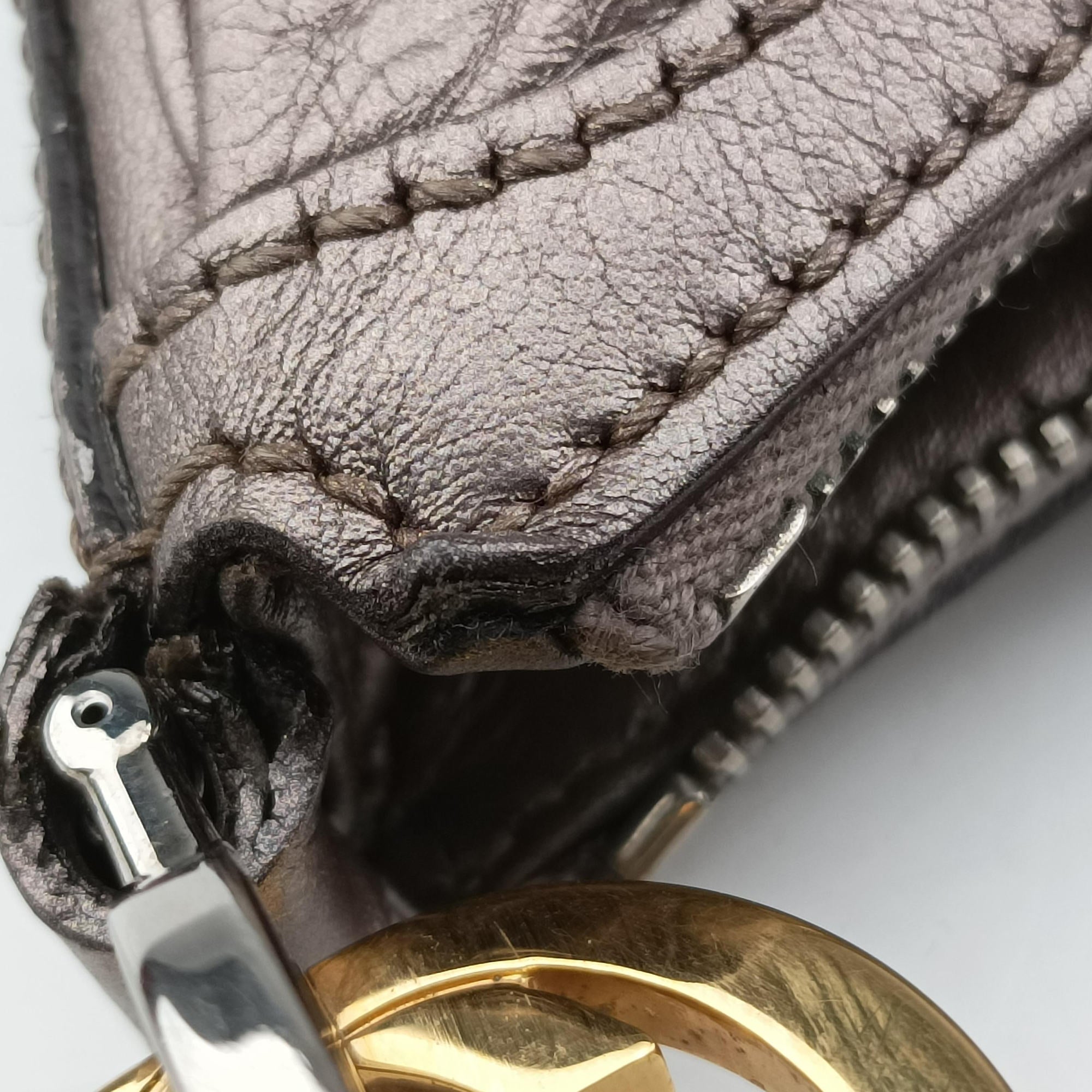 Pre-owned Gucci GG Twins Hobo Golden Leather 232962 shoulderbag | stylenewstar