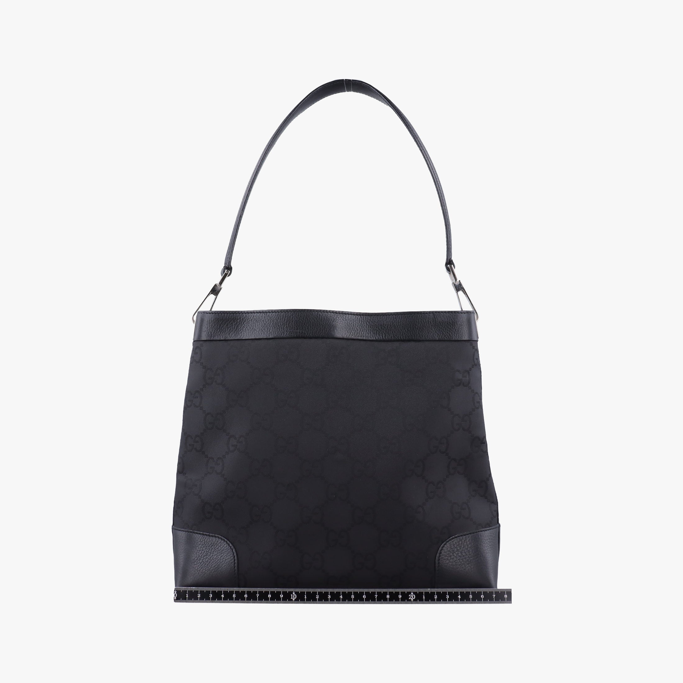Secondhand Gucci GG Canvas Black canvas 143745 shoulderbag | stylenewstar