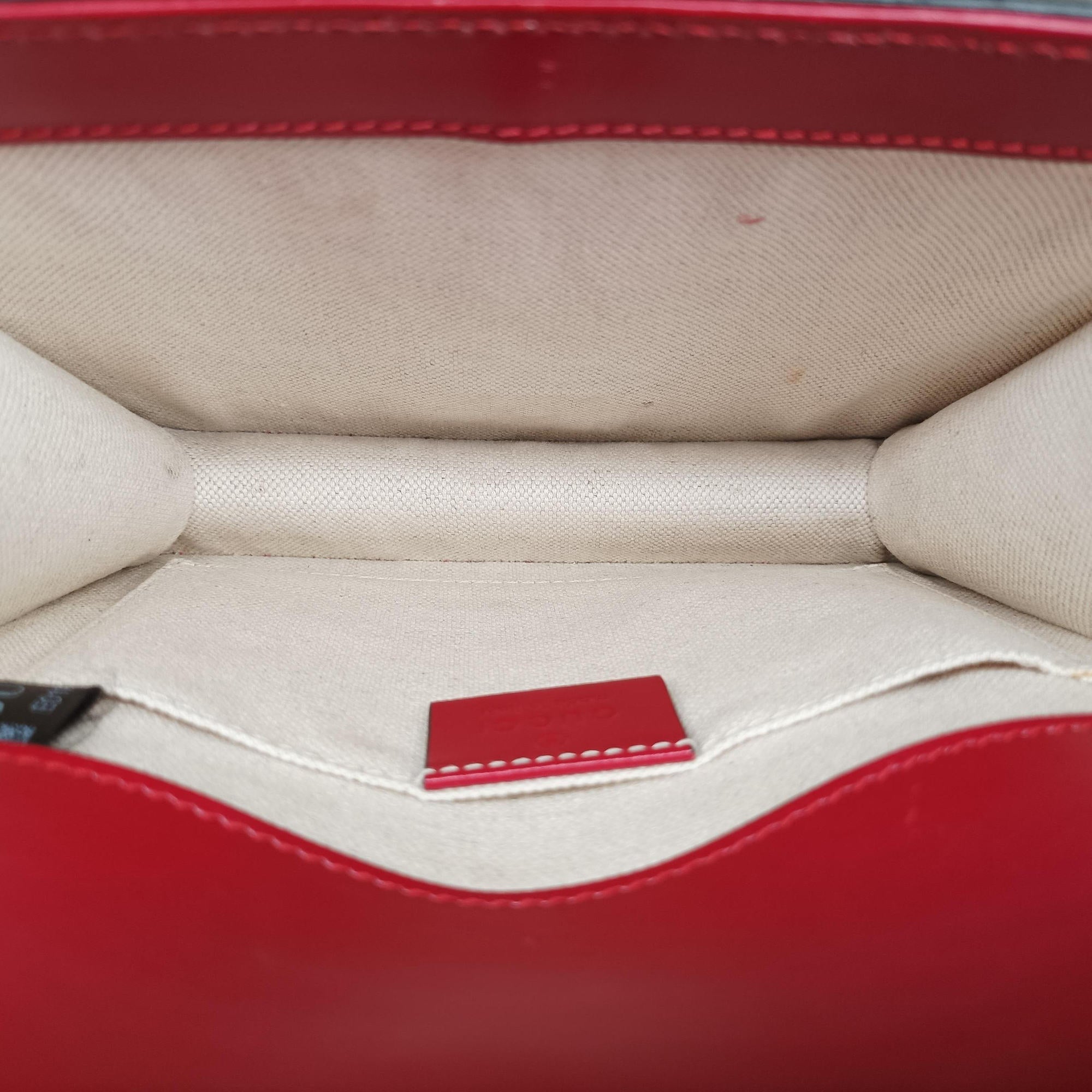 Vintage Gucci GG Marmont Red Leather 431384 shoulderbag | stylenewstar