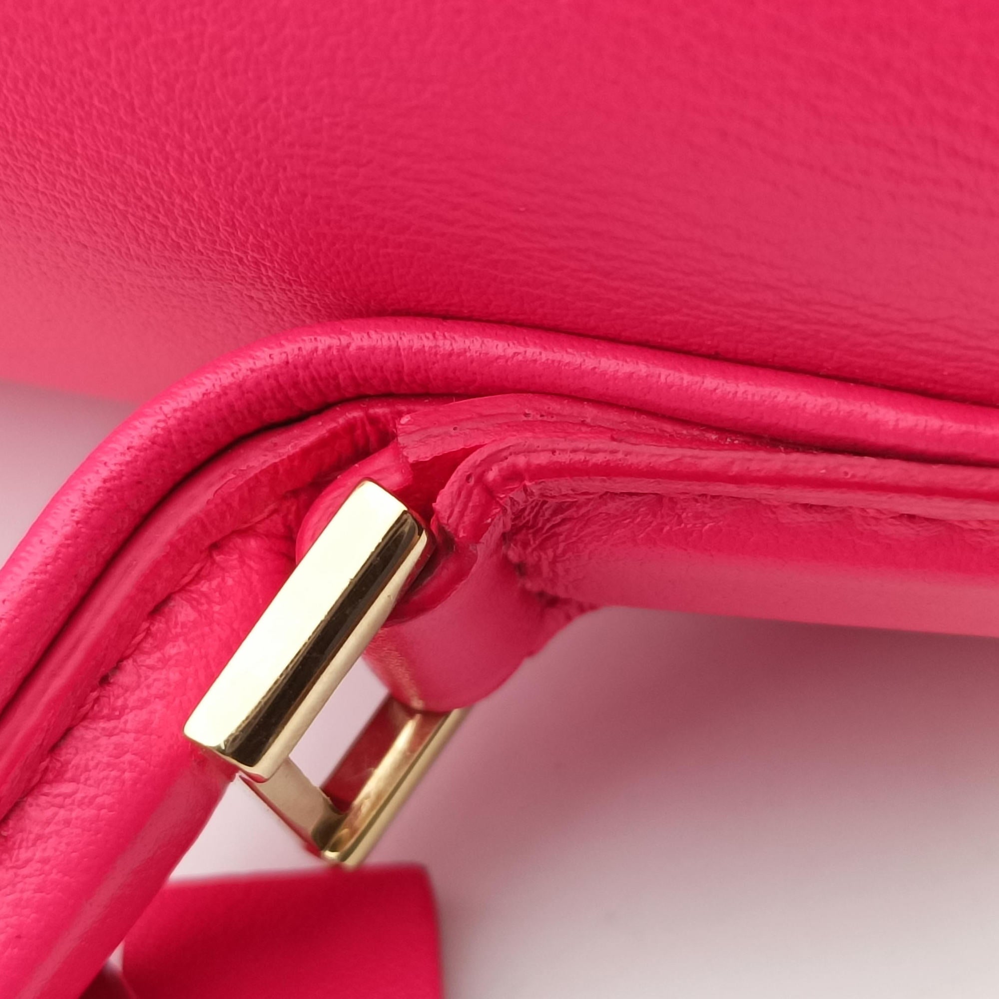 Pre-owned Delvaux Tempete Pink leather  shoulderbag | stylenewstar
