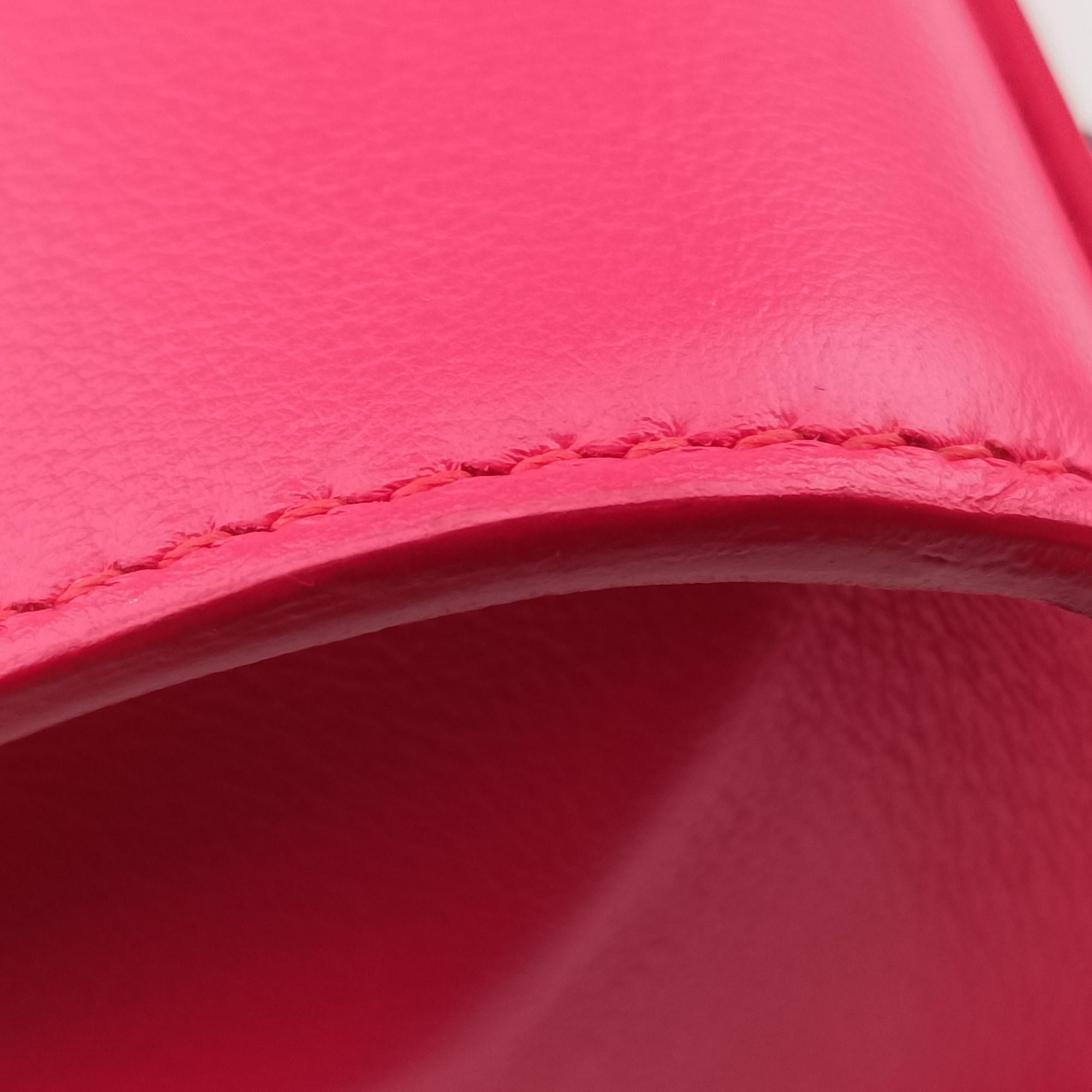 Pre-owned Delvaux Tempete Pink leather  shoulderbag | stylenewstar